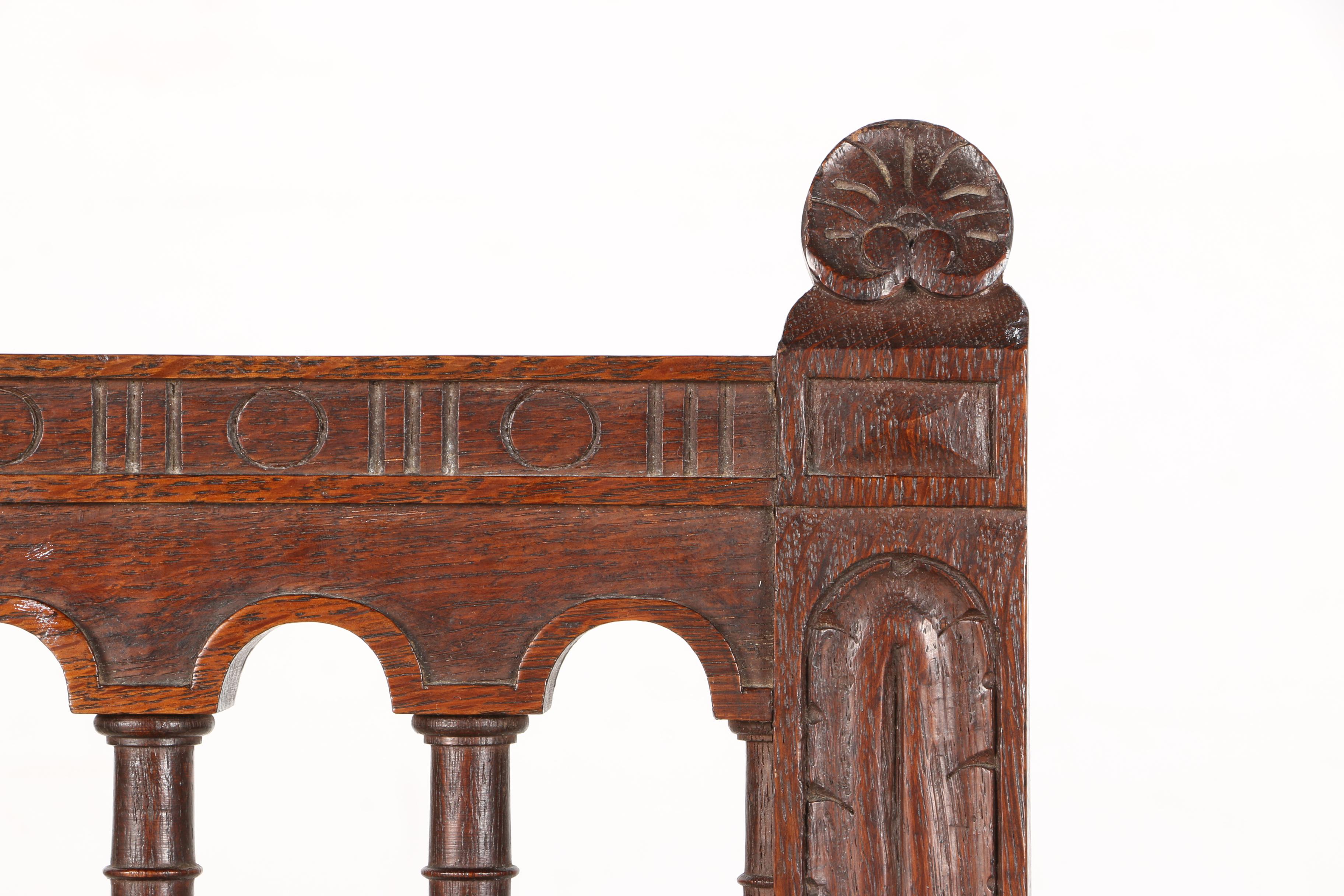 Set of Henri II Style Caned Dining Chairs