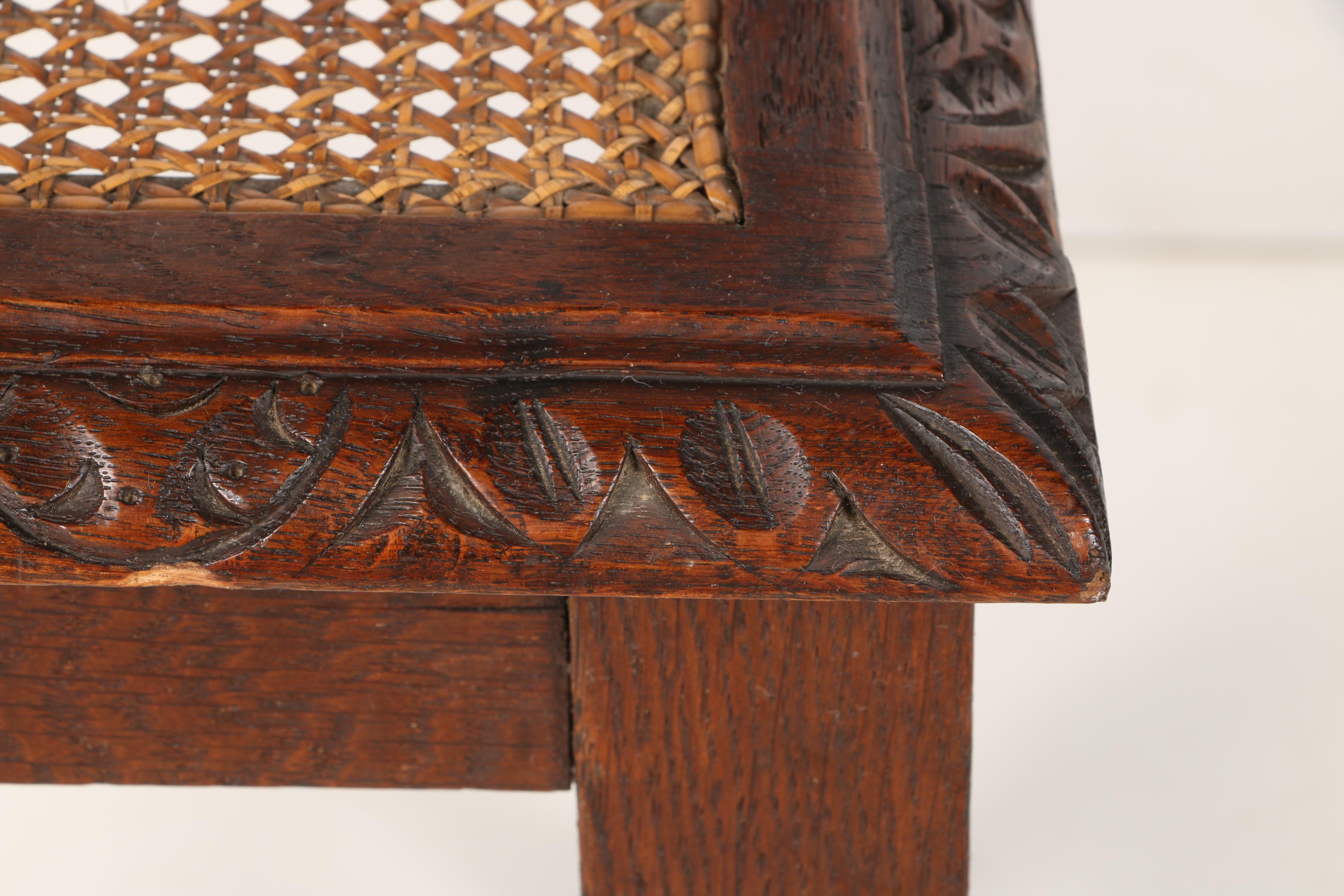 Set of Henri II Style Caned Dining Chairs