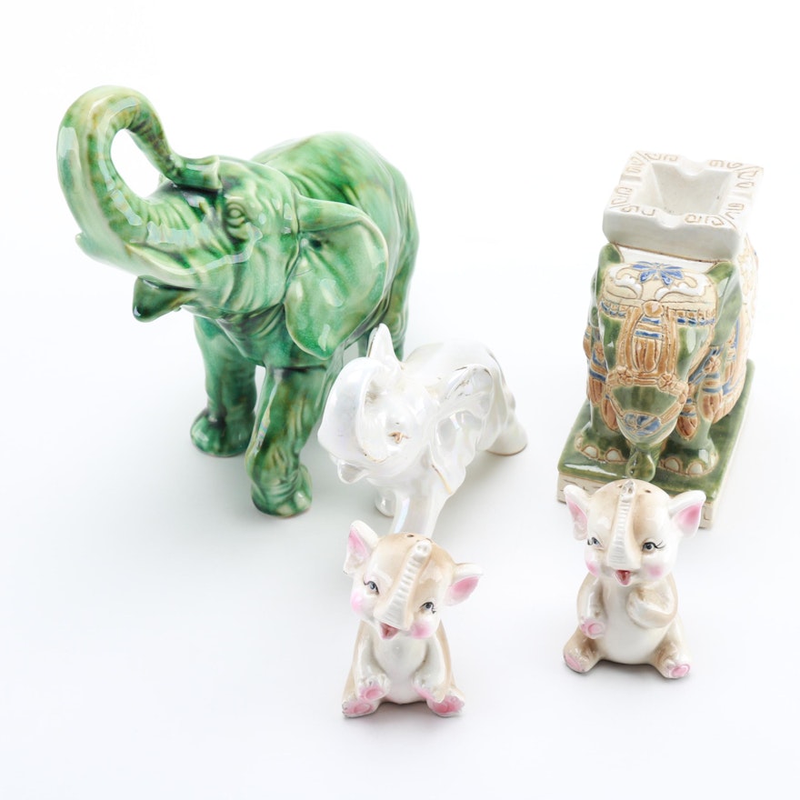 Collection of Elephant Figurines