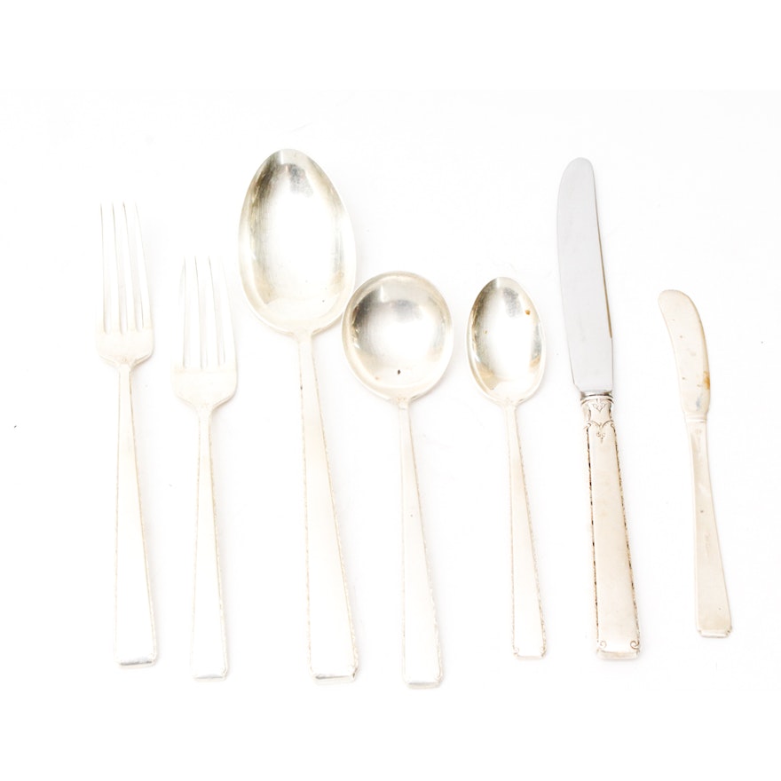 Collection of Towle Sterling Silver "Old Lace" Flatware