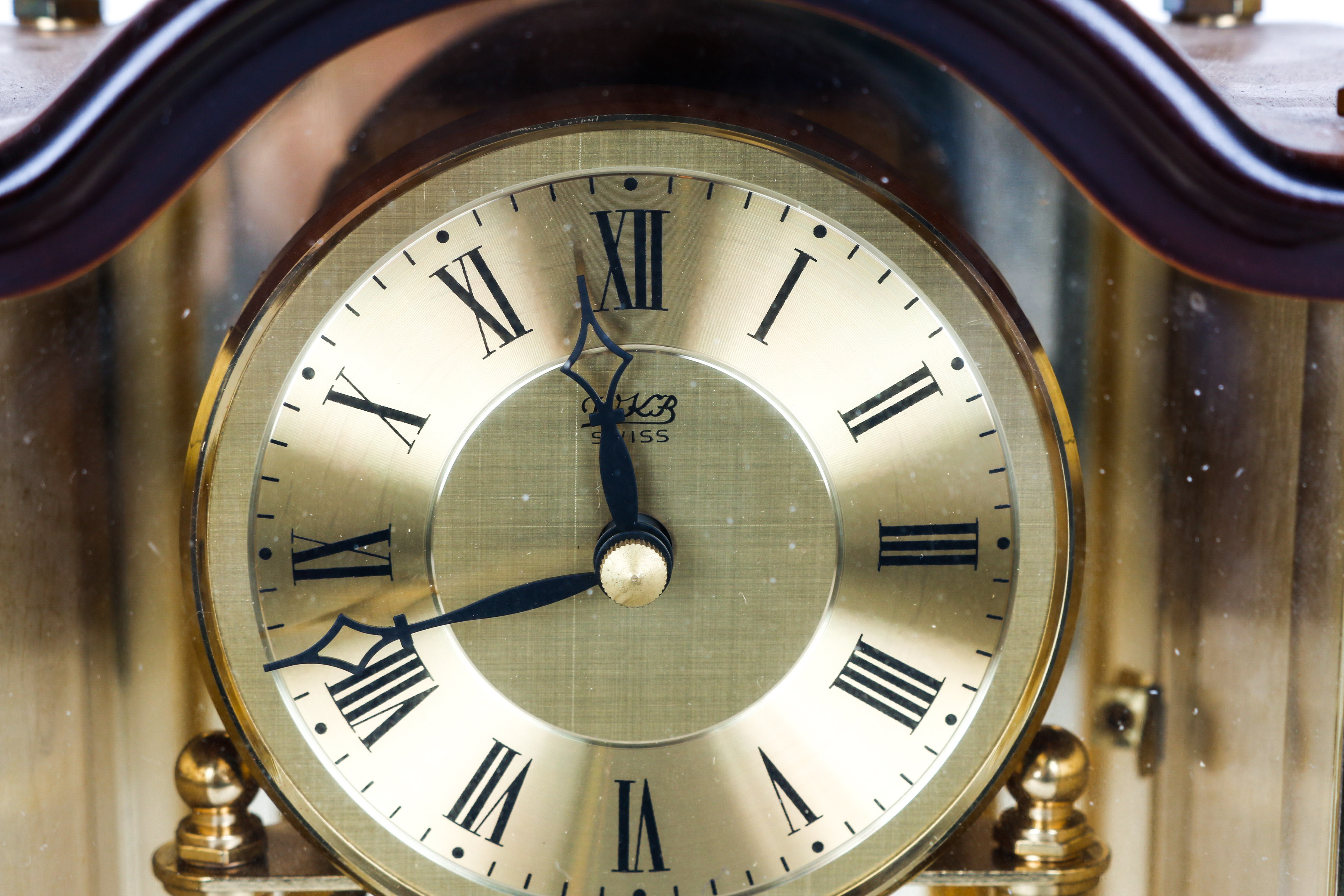 Pair of German Torsion Pendulum Clocks