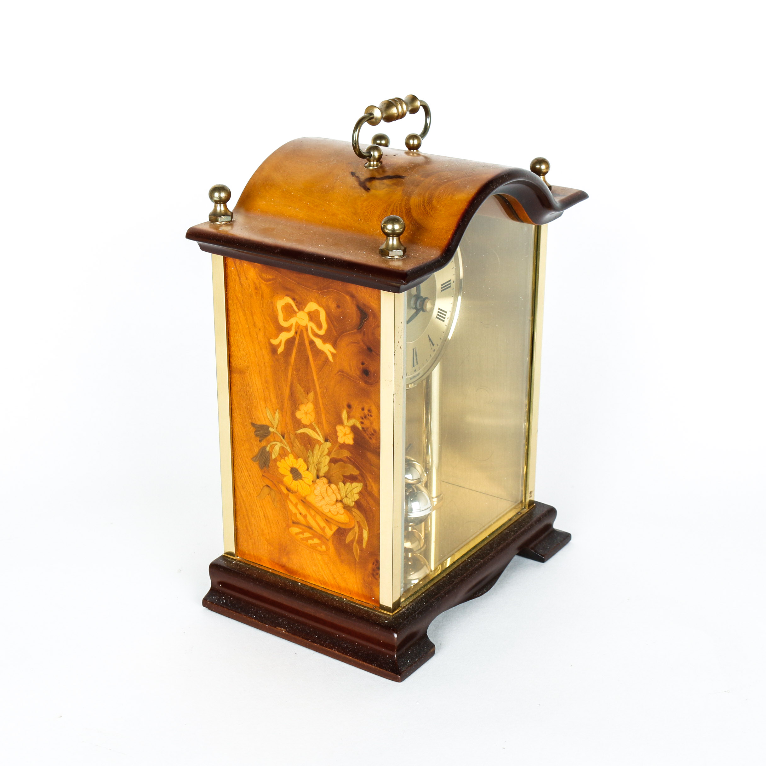 Pair of German Torsion Pendulum Clocks