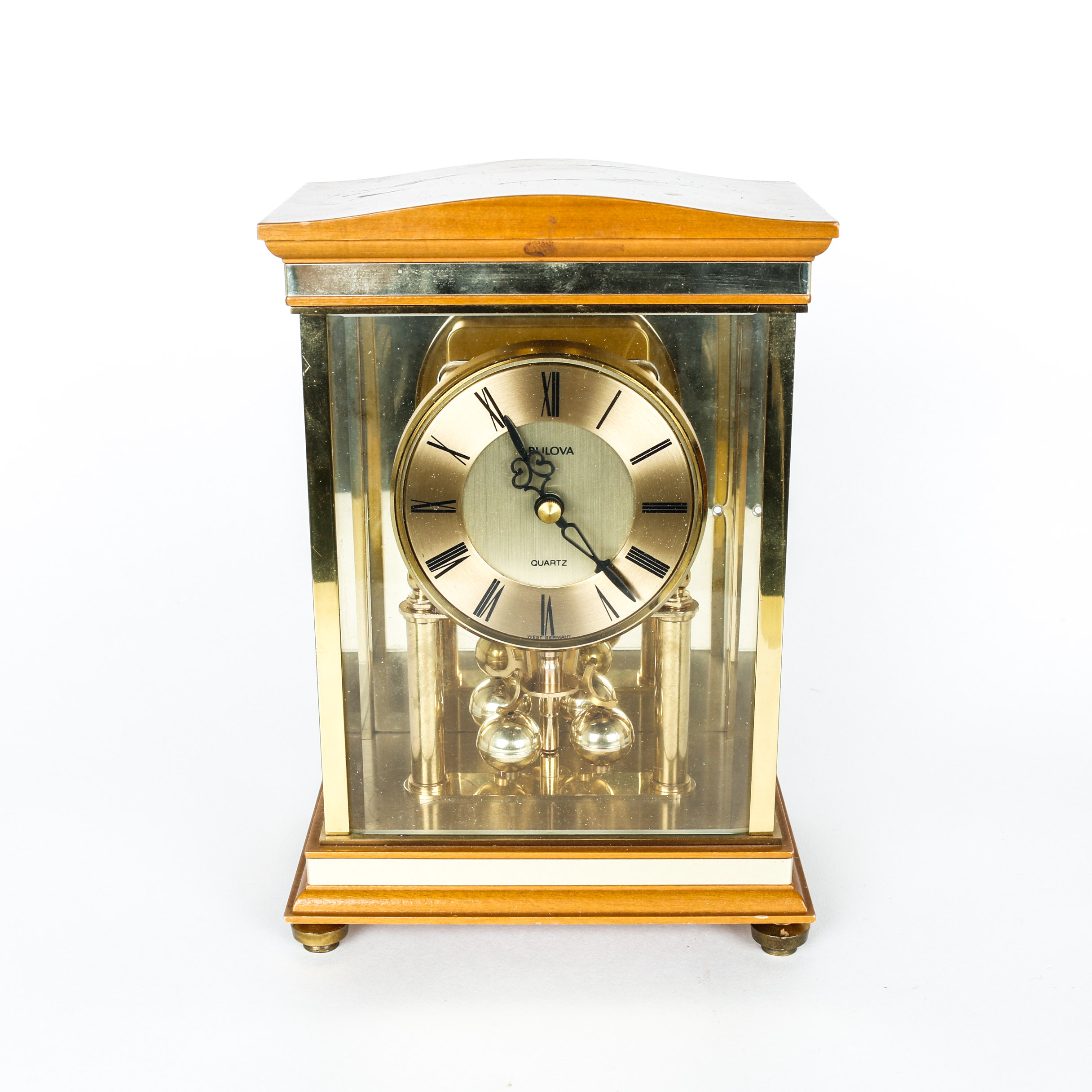 Pair of German Torsion Pendulum Clocks