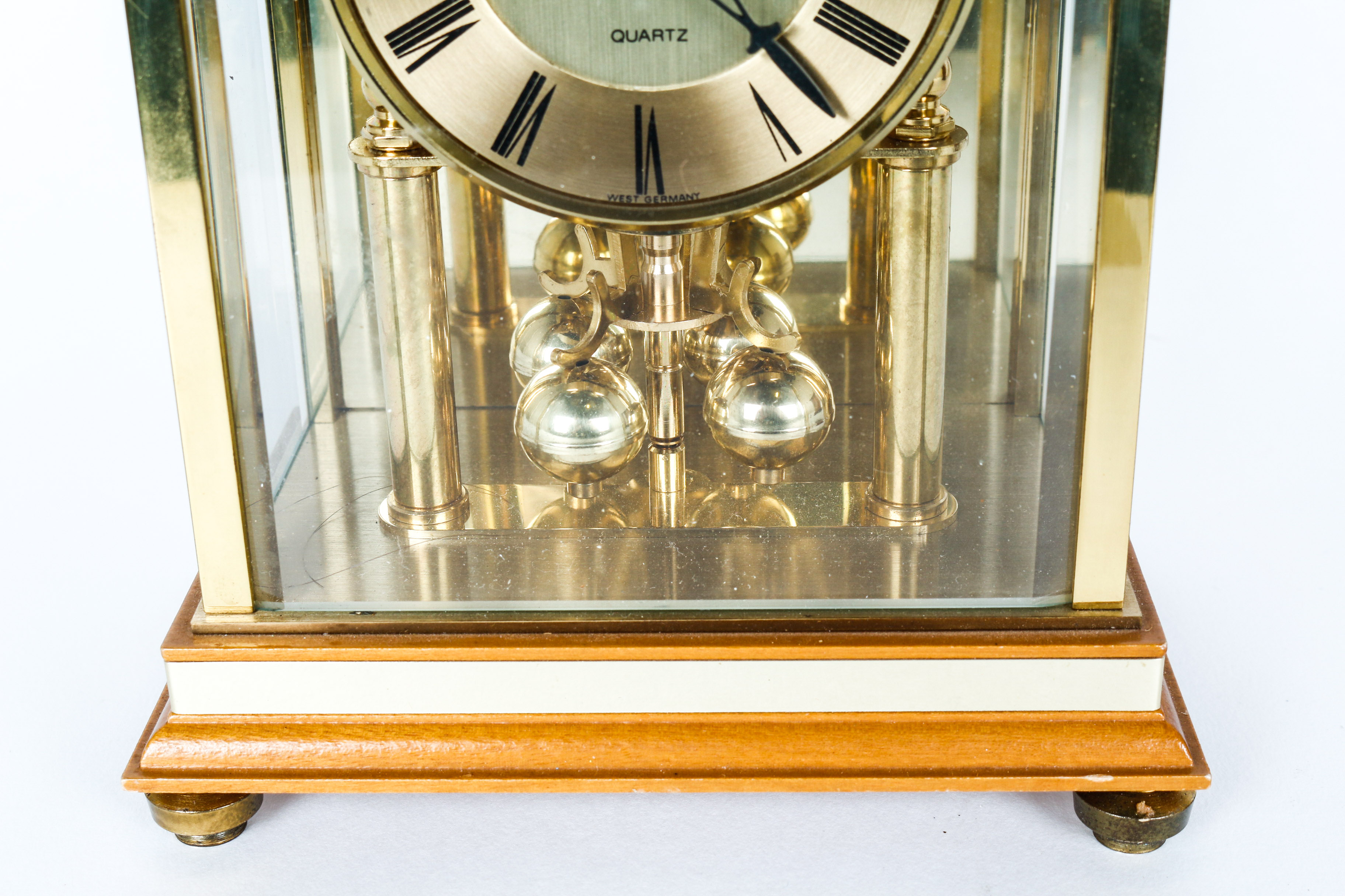 Pair of German Torsion Pendulum Clocks