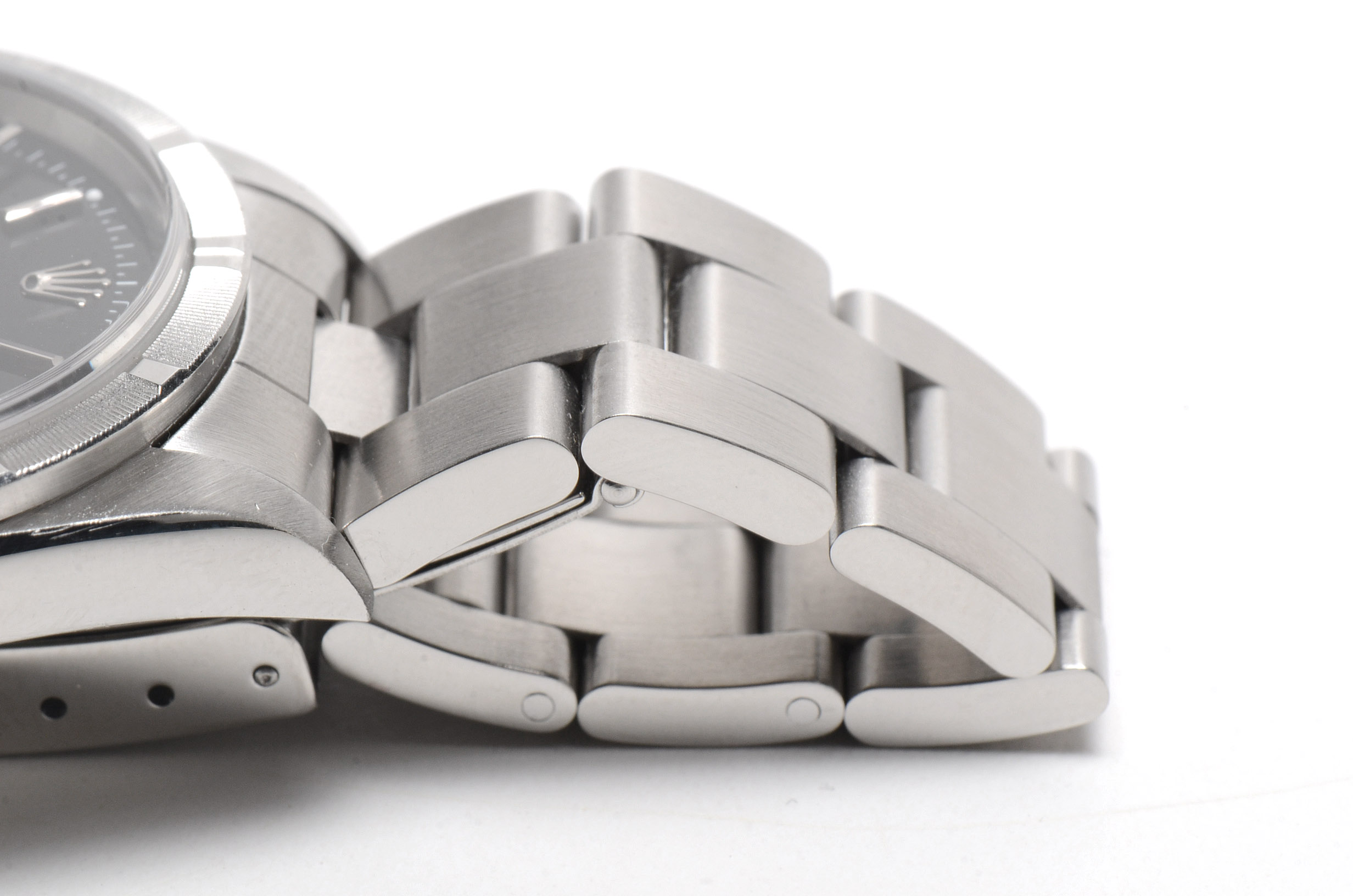 Rolex Perpetual Air-King Black Steel Dial Automatic Watch