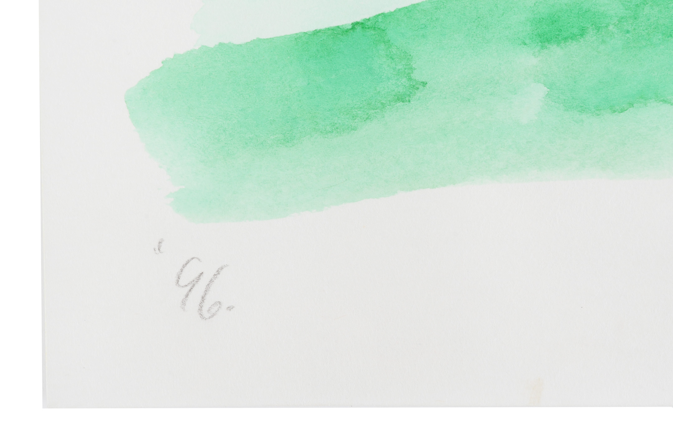 Two Joel Otterson Original 1996 Watercolor Sketches from Series "10 Studies for Sculpture"