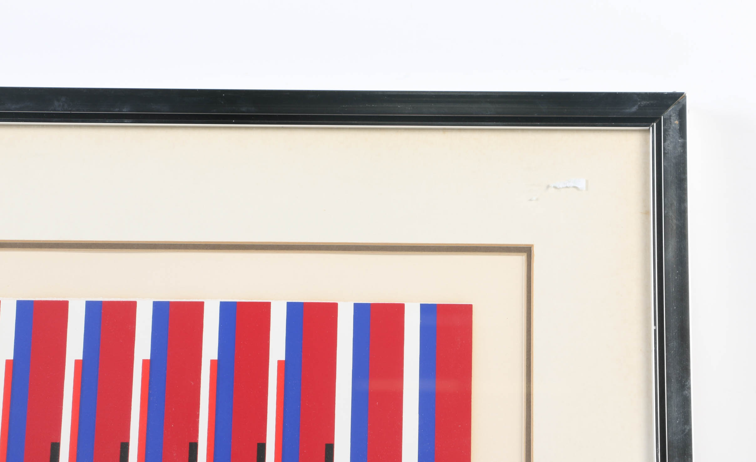 Yaacov Agam Artist Proof Serigraph on Paper "Agamographe Tef 2-Visual Prayer"