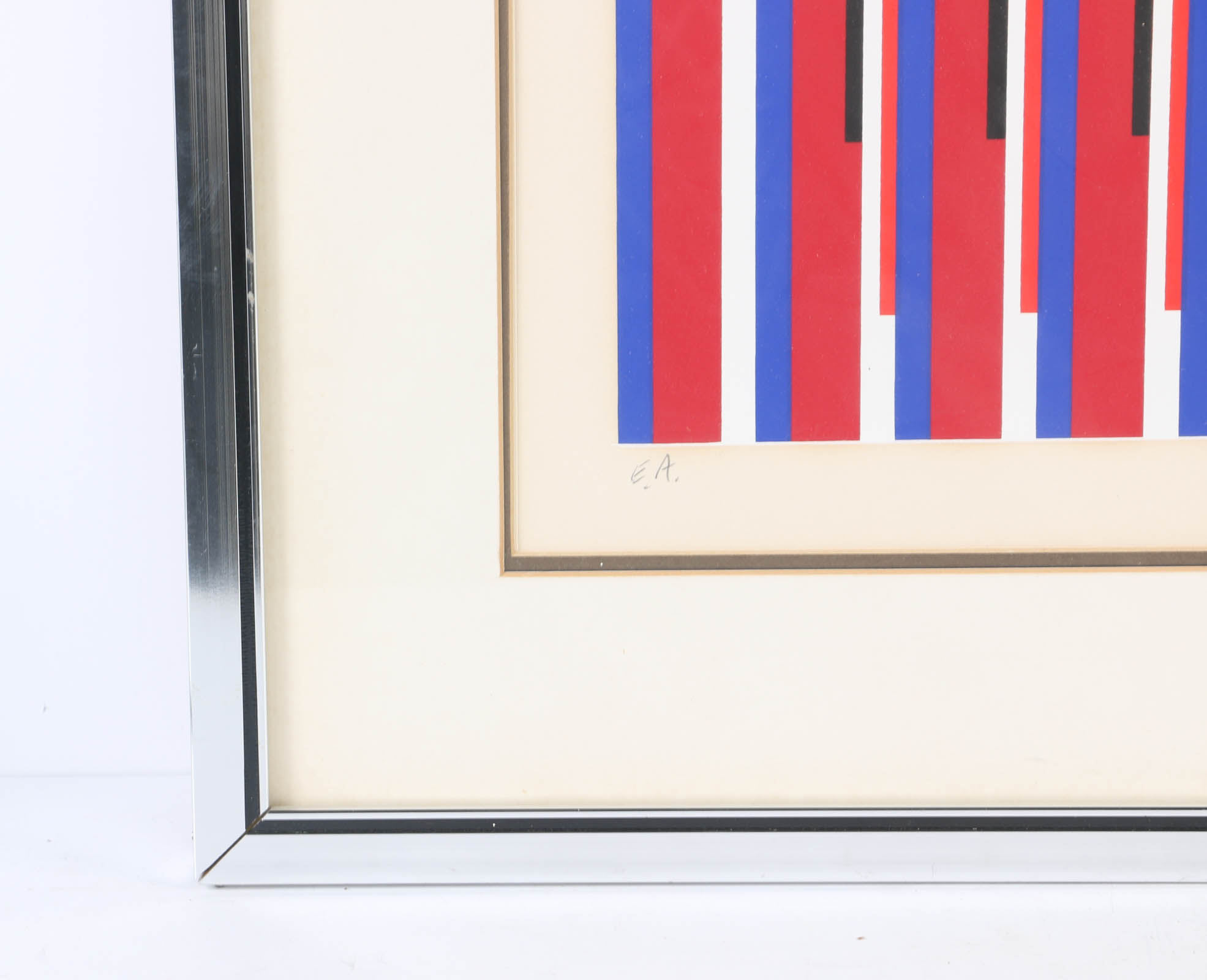 Yaacov Agam Artist Proof Serigraph on Paper "Agamographe Tef 2-Visual Prayer"