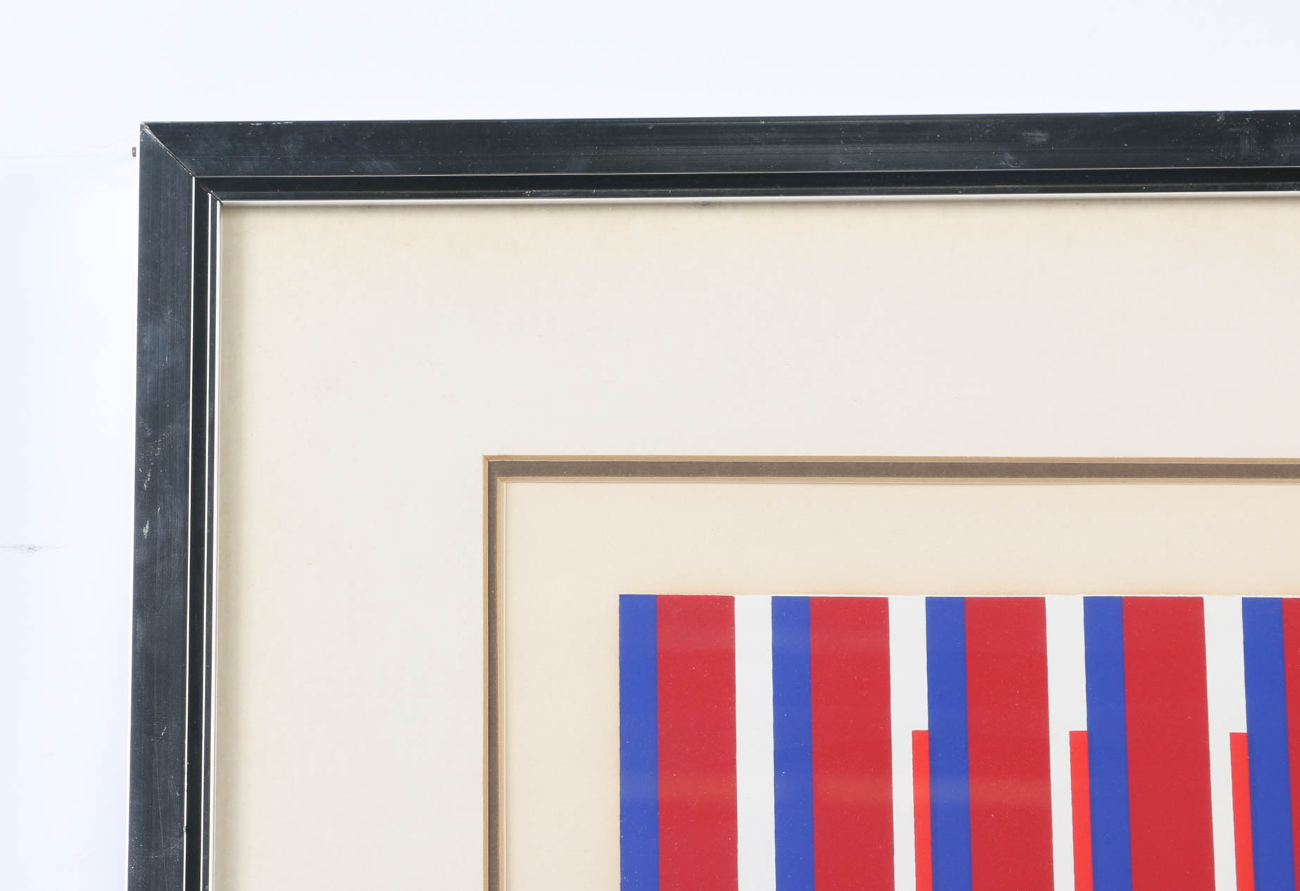 Yaacov Agam Artist Proof Serigraph on Paper "Agamographe Tef 2-Visual Prayer"