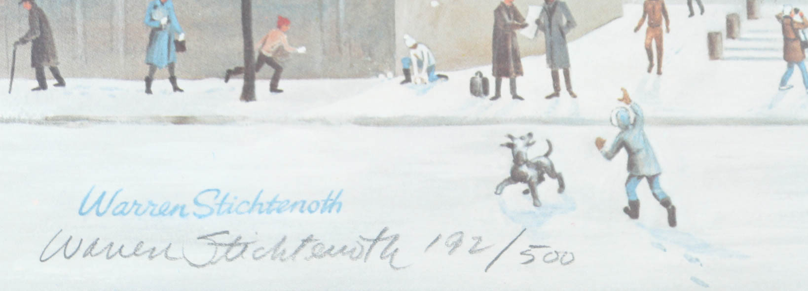 Warren Stichtenoth Pair of Limited Edition Offset Lithographs of Cincinnati Landmarks