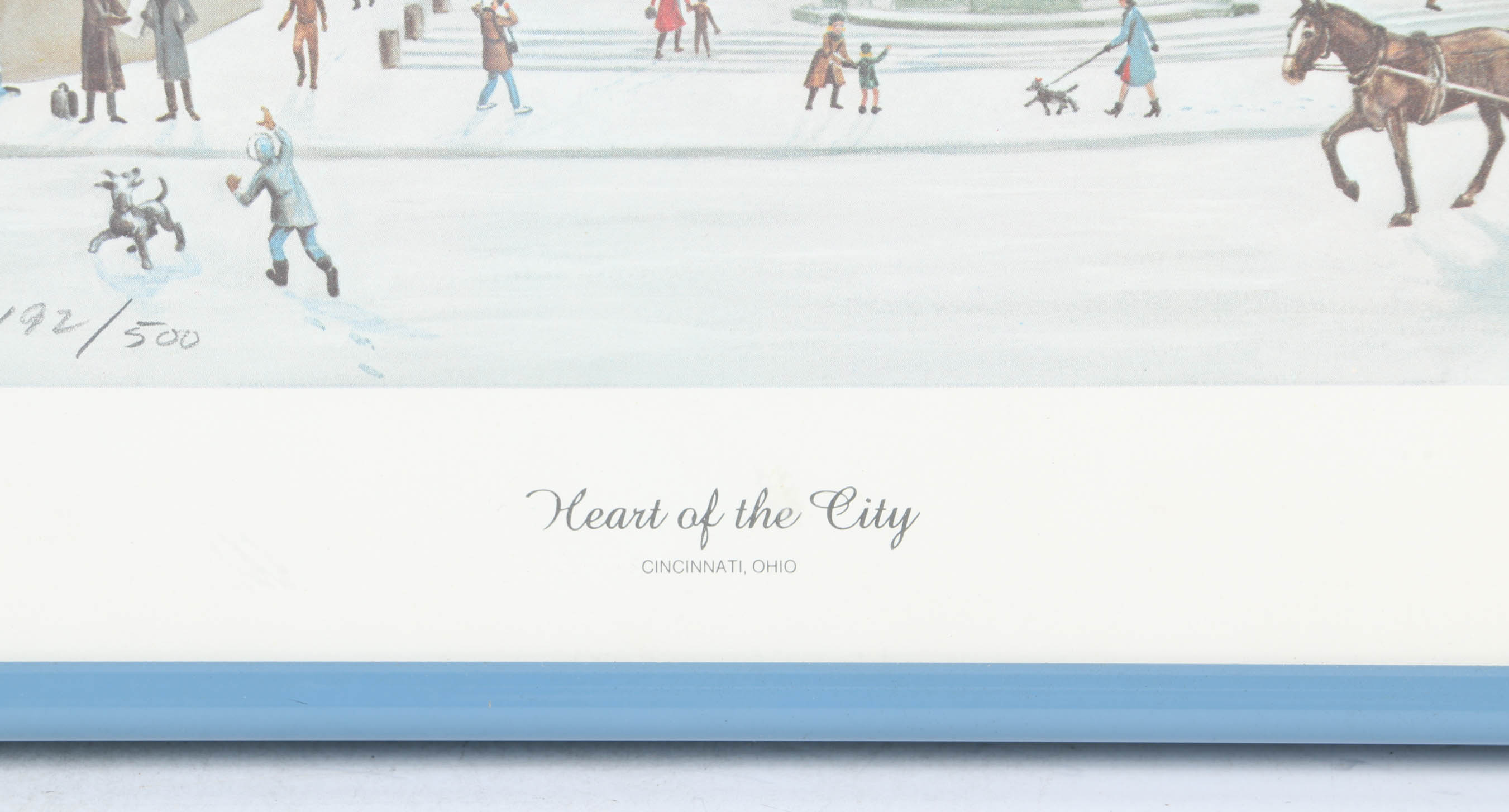 Warren Stichtenoth Pair of Limited Edition Offset Lithographs of Cincinnati Landmarks