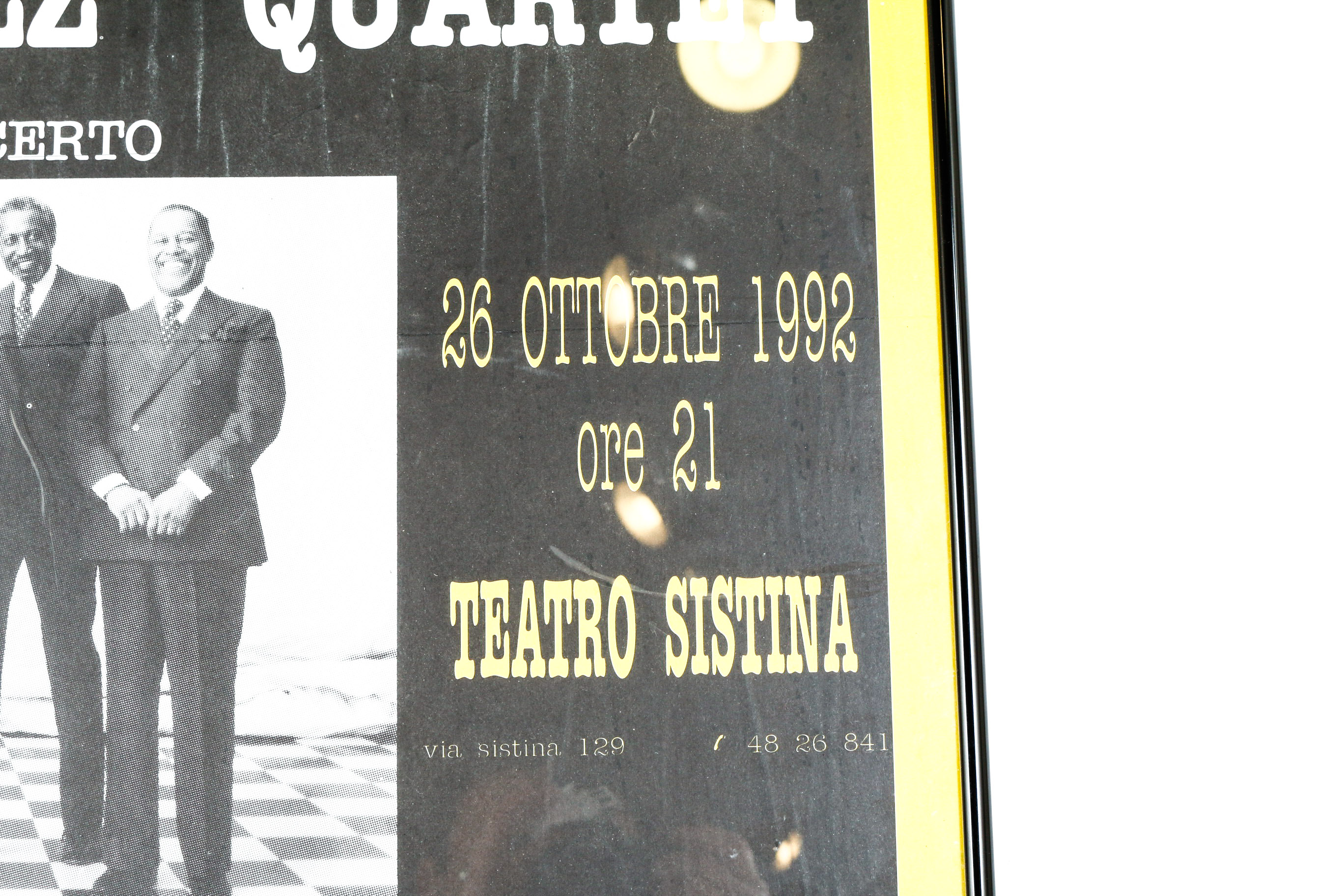 Framed "Modern Jazz Quartet" Poster