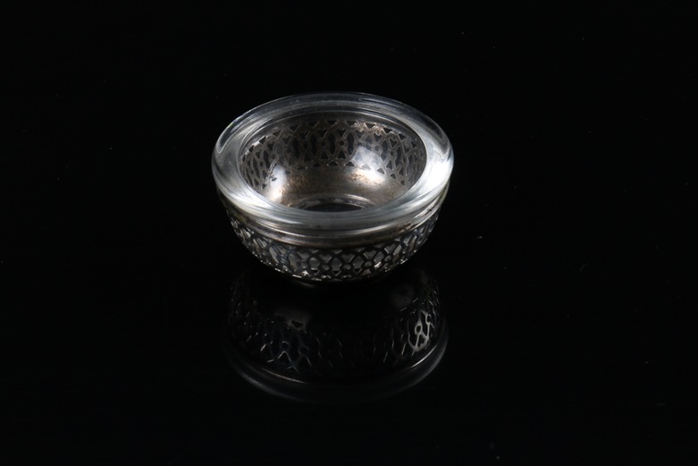 Pierced Sterling Silver Salt Cellar