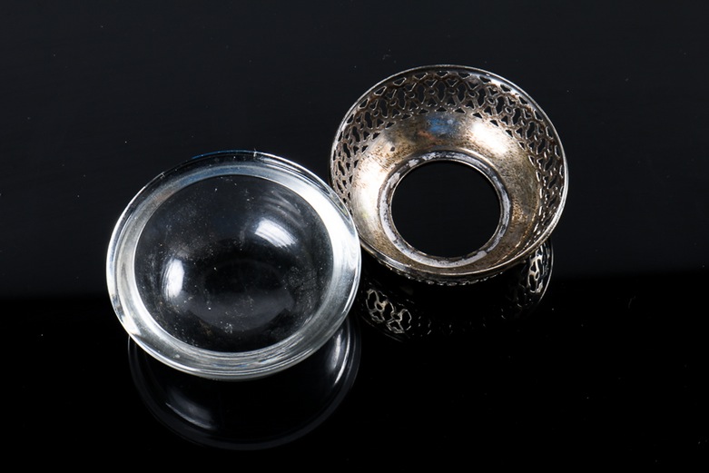 Pierced Sterling Silver Salt Cellar