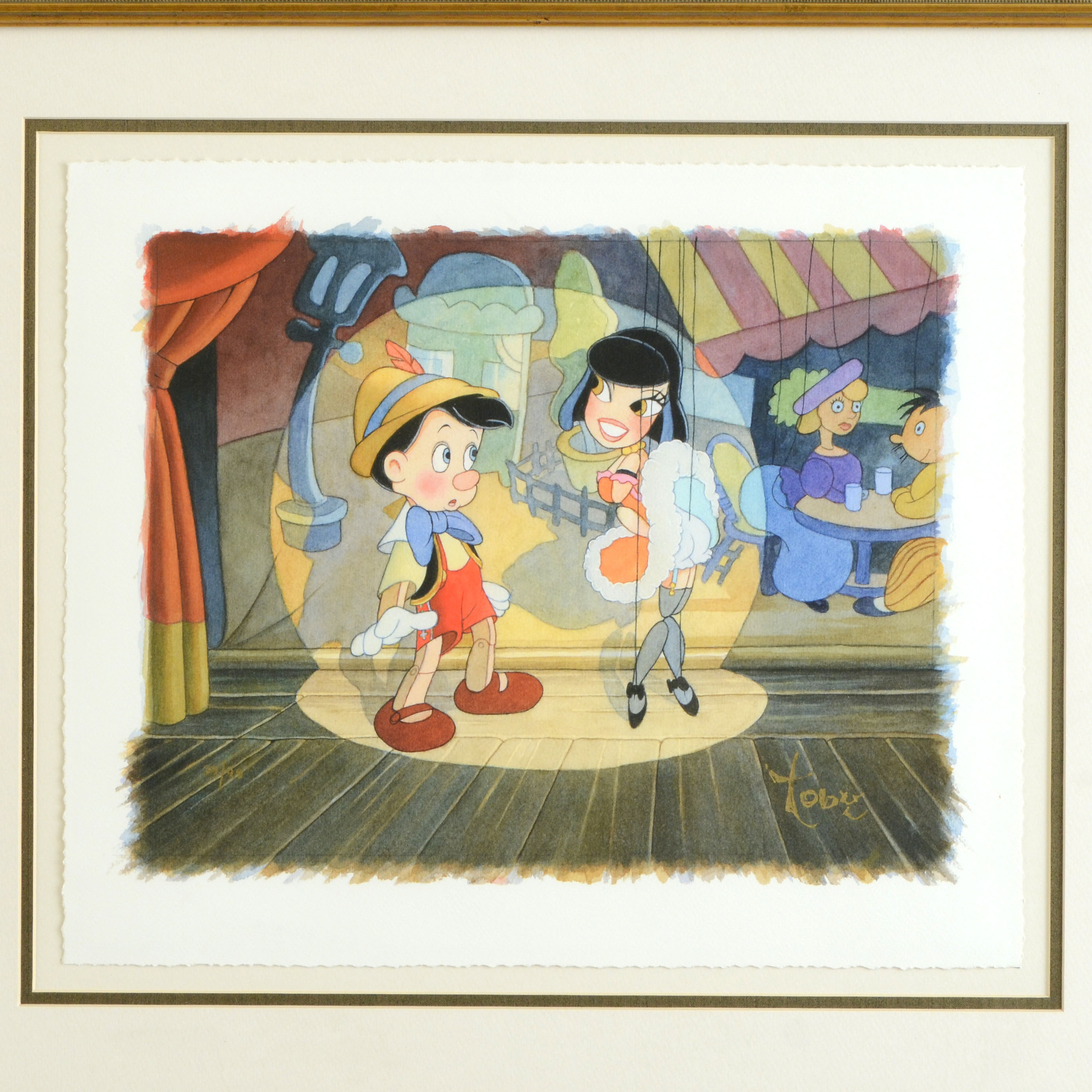 Toby Bluth Signed Limited Edition Giclee on Paper "Ooo La La"