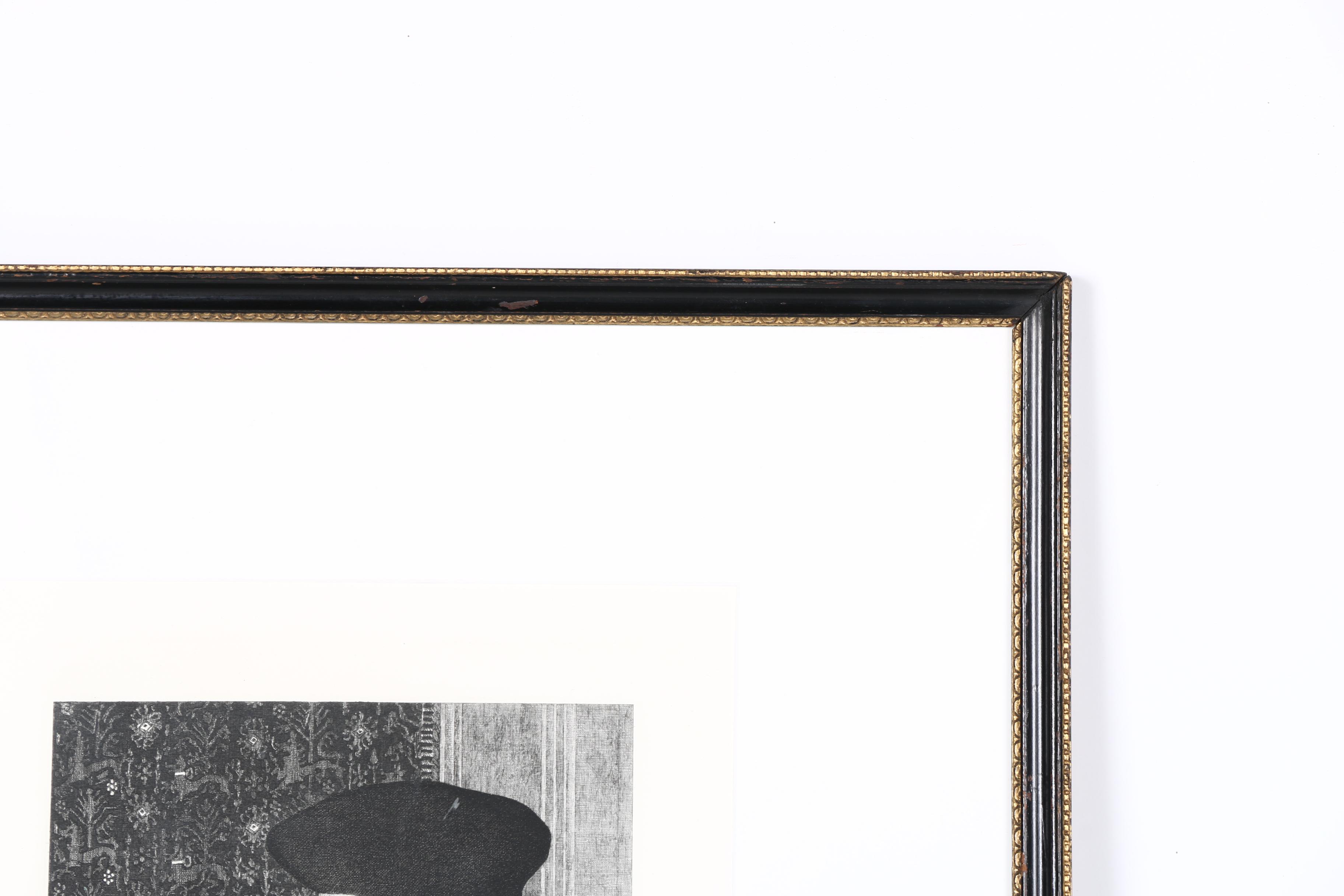 Restrike of Felix Bracquemond's Etching After Hans Holbein the Younger's "Erasmus"