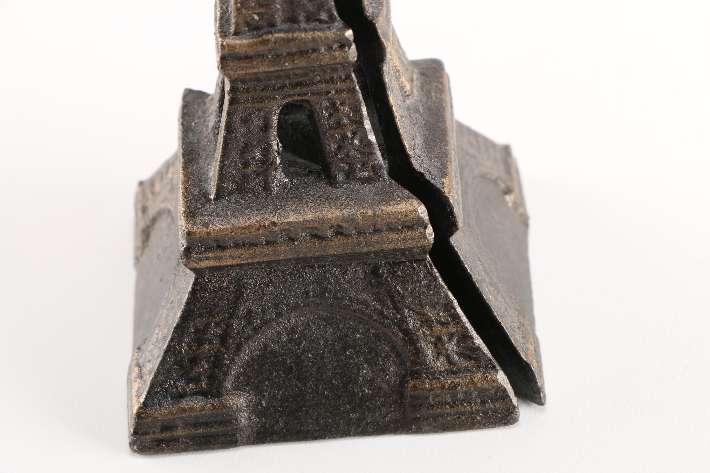 Cast Iron Eiffel Tower Bookends by Homart