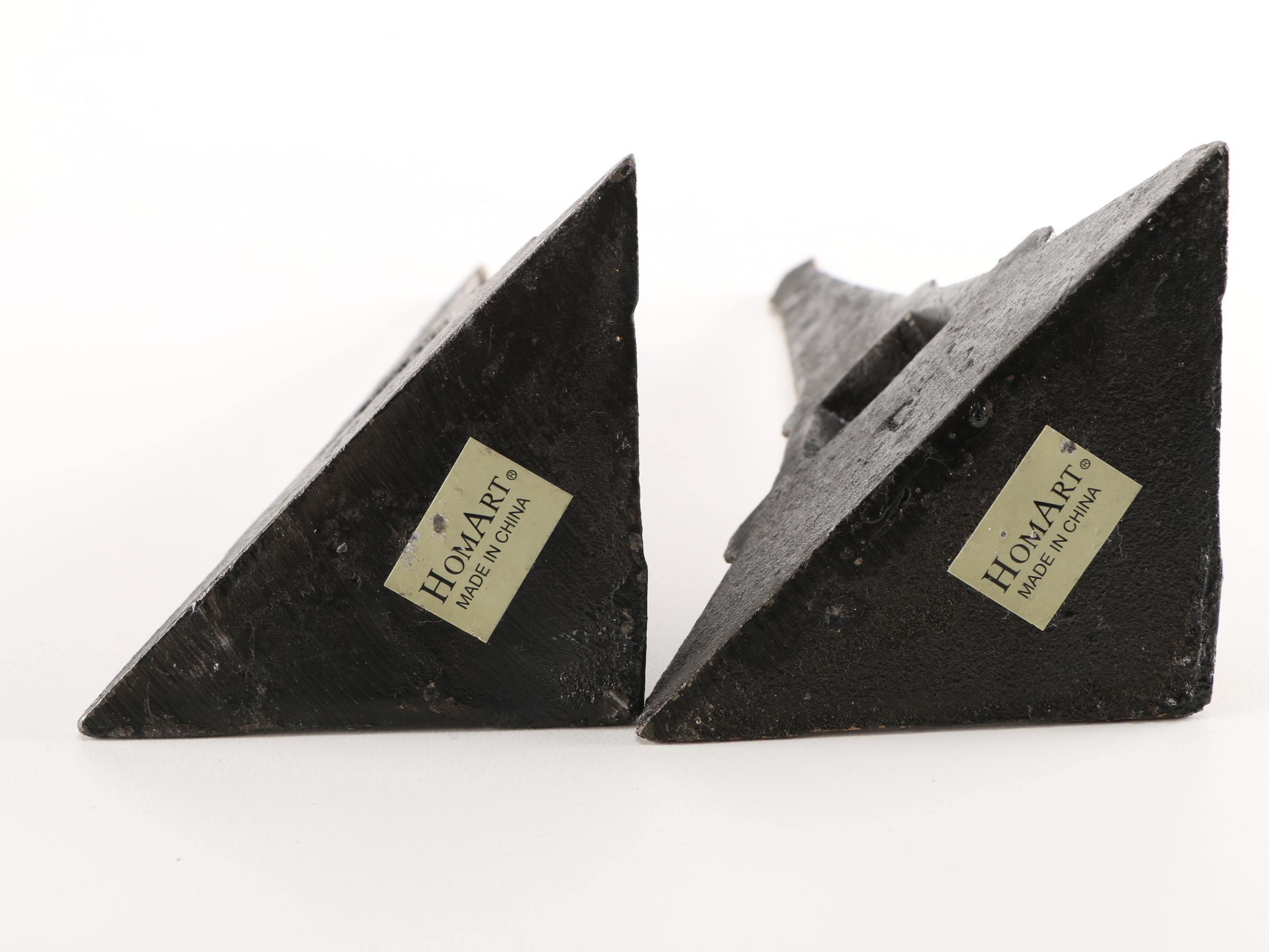 Cast Iron Eiffel Tower Bookends by Homart