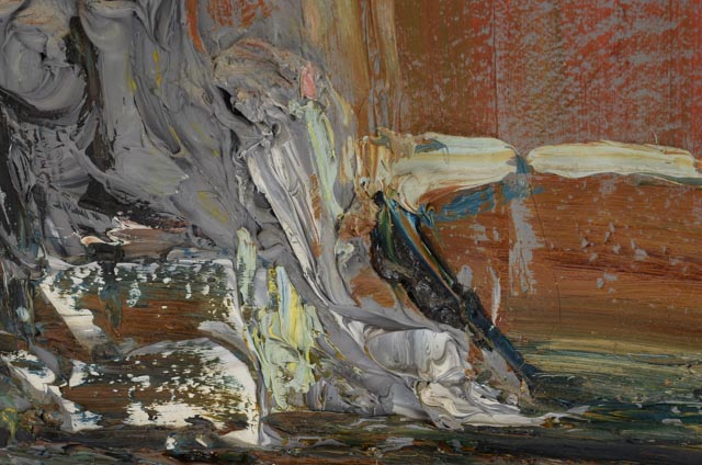 Joachim Probst Original 1971 Oil Painting on Canvas "Motif"