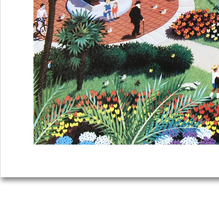 Alexander Chen Limited Edition Signed Offset Lithograph "Santa Monica"