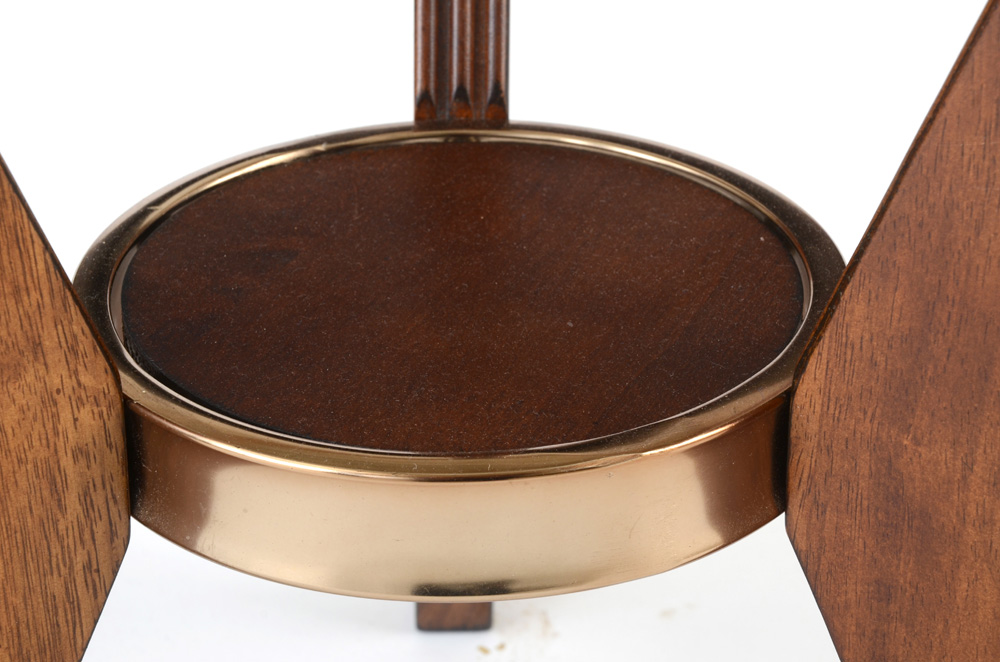 Pair of Modern Style Glass Top Side Tables