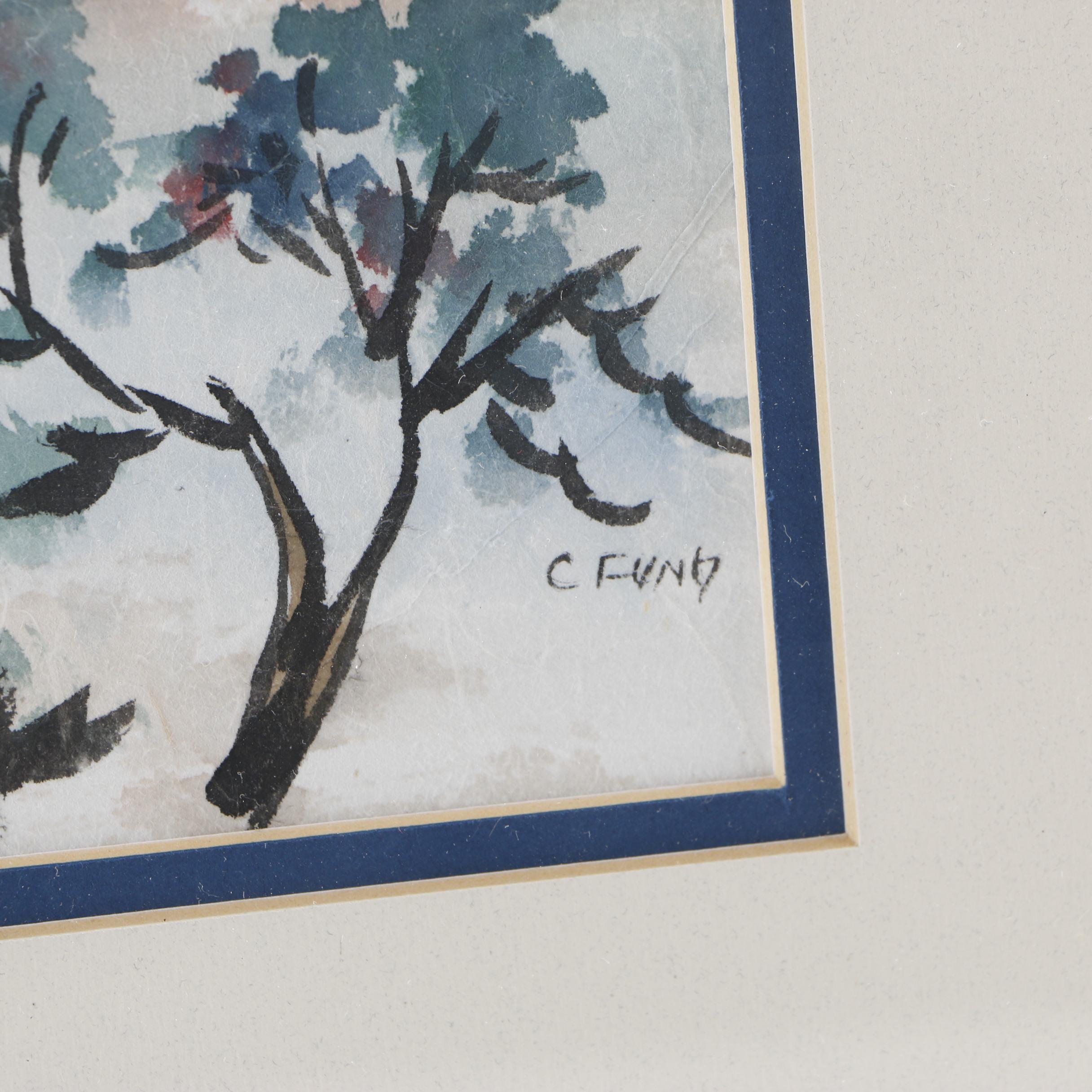 Charlotte Fung Miller Chinese Brushwork Landscape and Other Asian Inspired Artwork