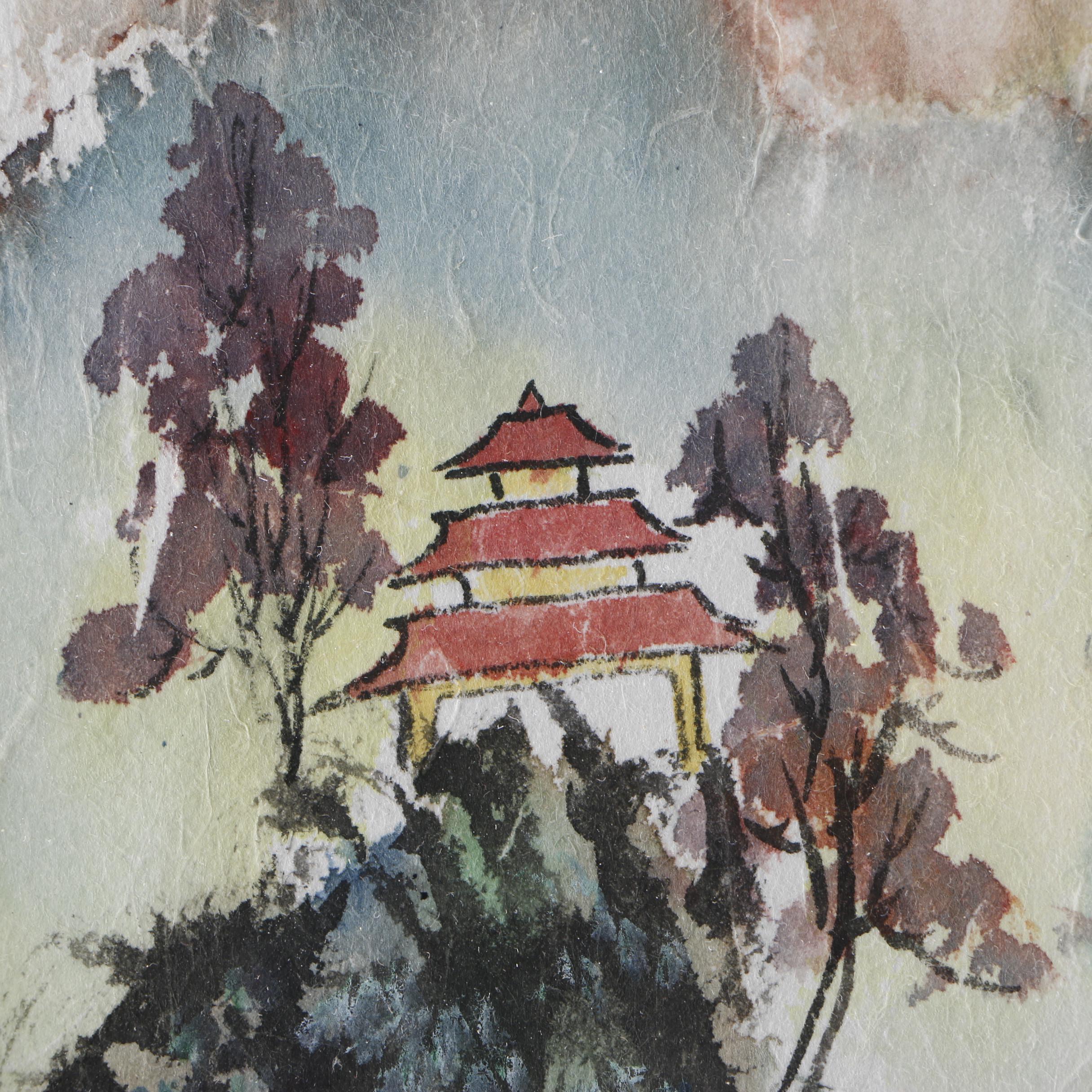 Charlotte Fung Miller Chinese Brushwork Landscape and Other Asian Inspired Artwork