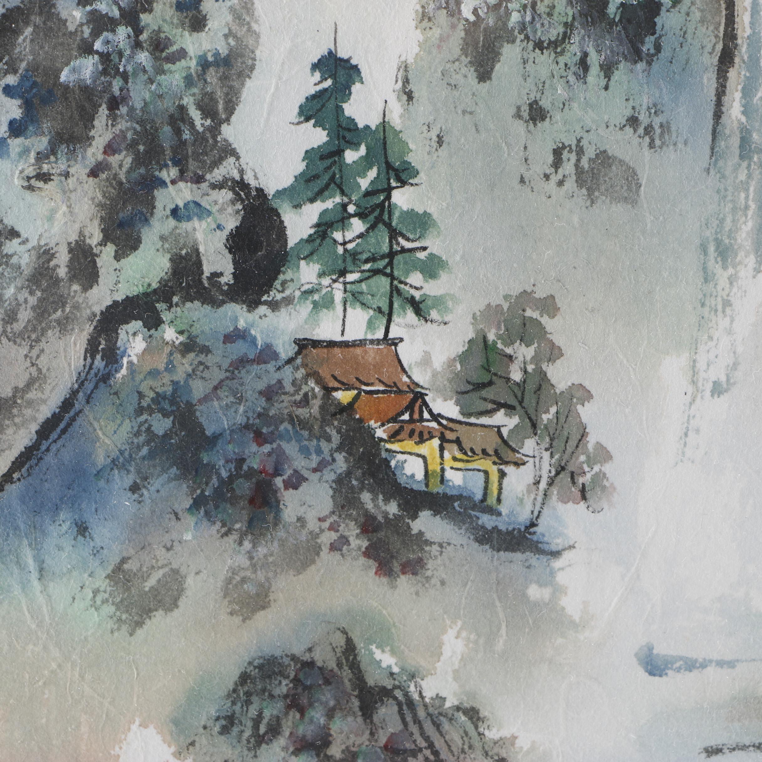 Charlotte Fung Miller Chinese Brushwork Landscape and Other Asian Inspired Artwork
