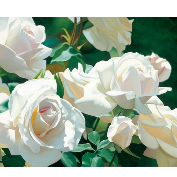 Brian Davis Signed Limited Edition Giclee on Canvas "French Lace Garden"