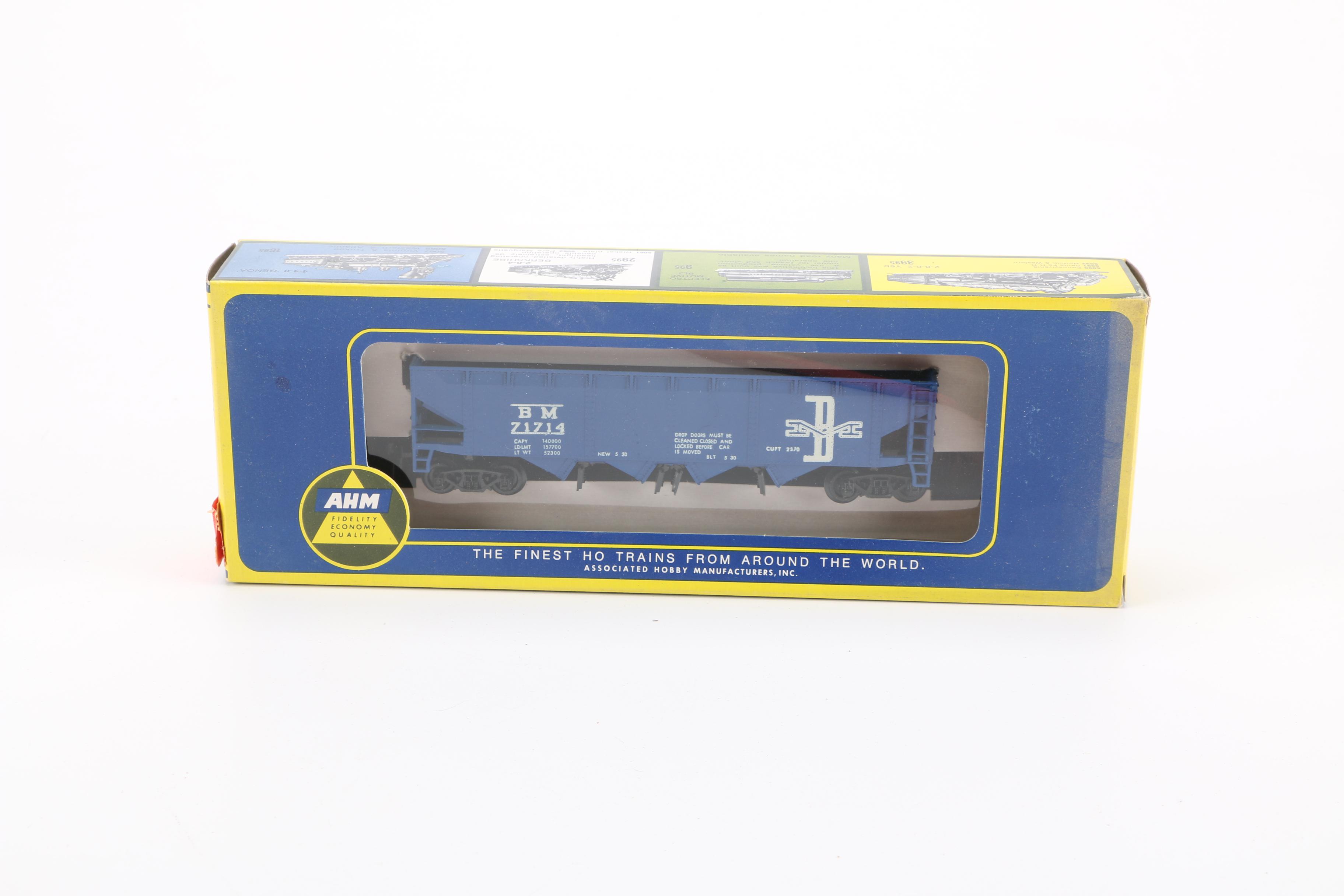 Collection of AHM trains