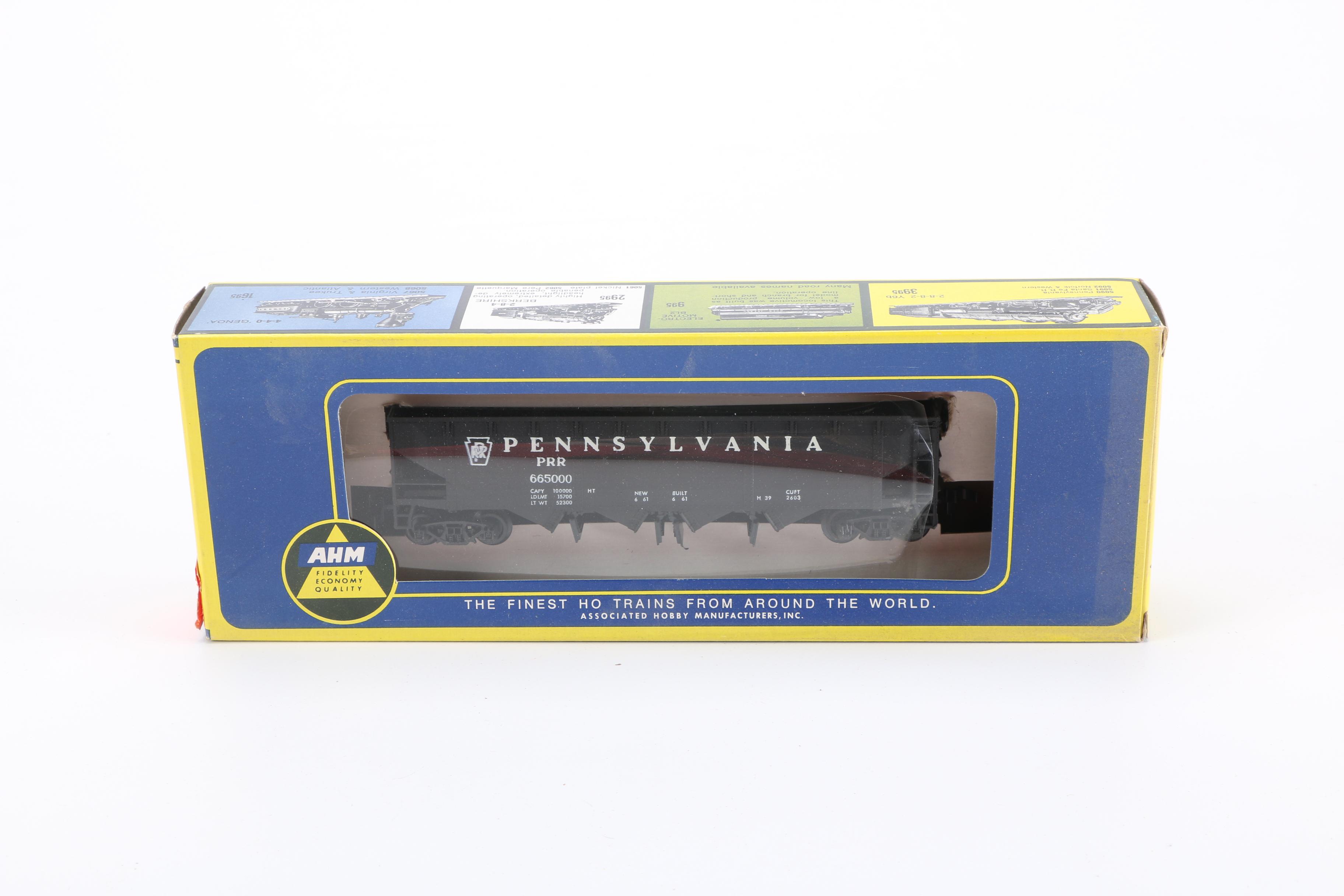 Collection of AHM trains