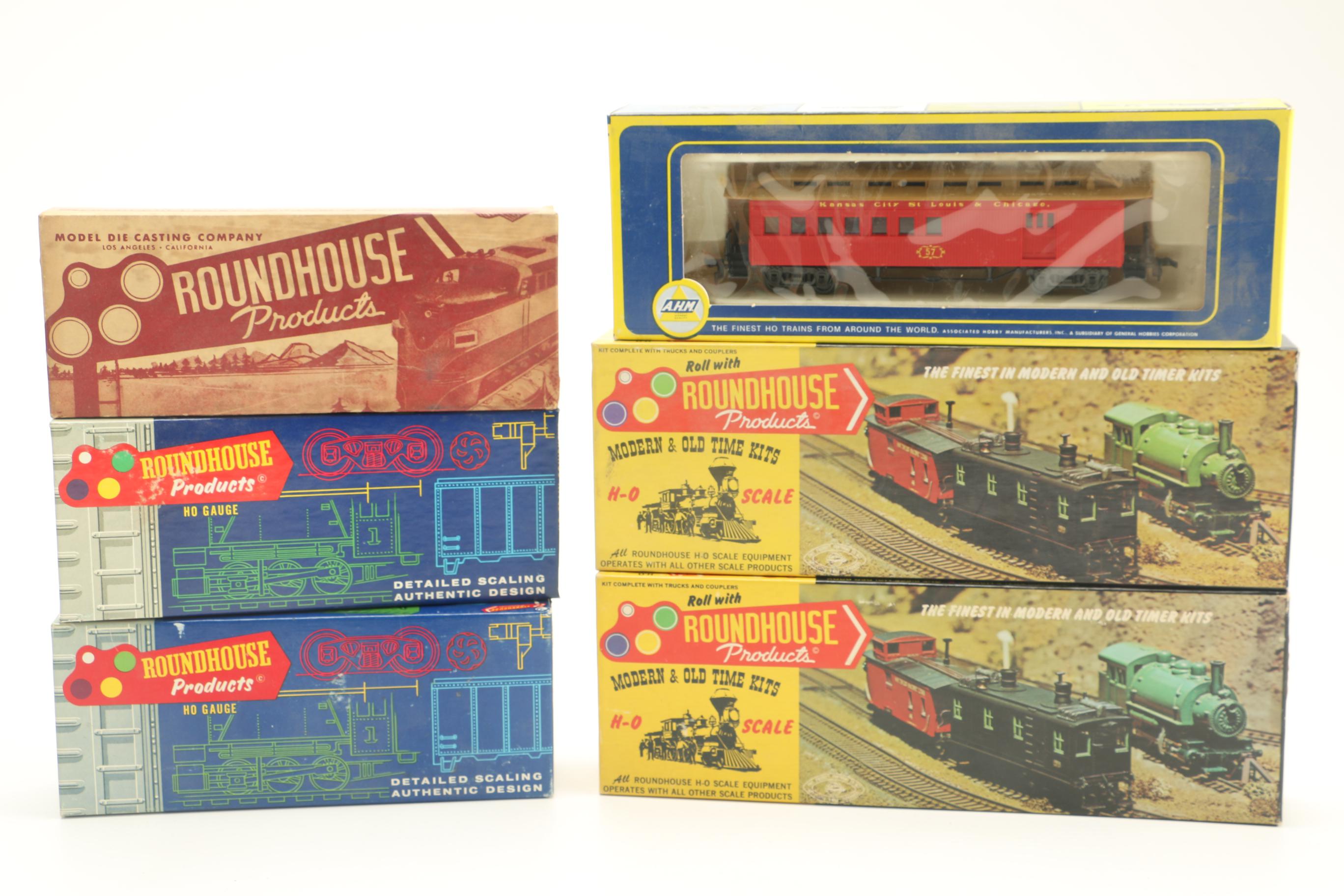 Assortment of Roundhouse Products Trains