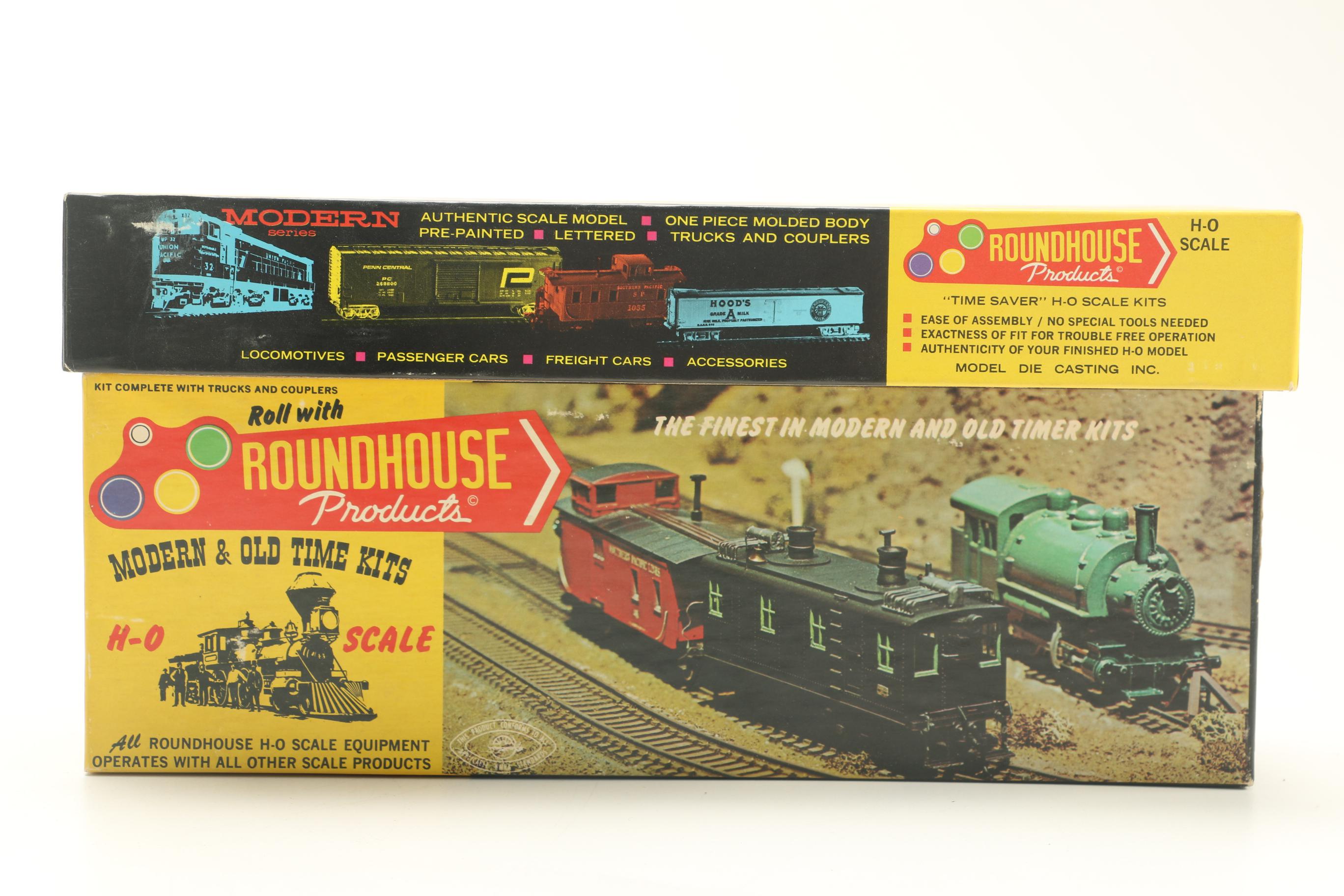 Assortment of Roundhouse Products Trains