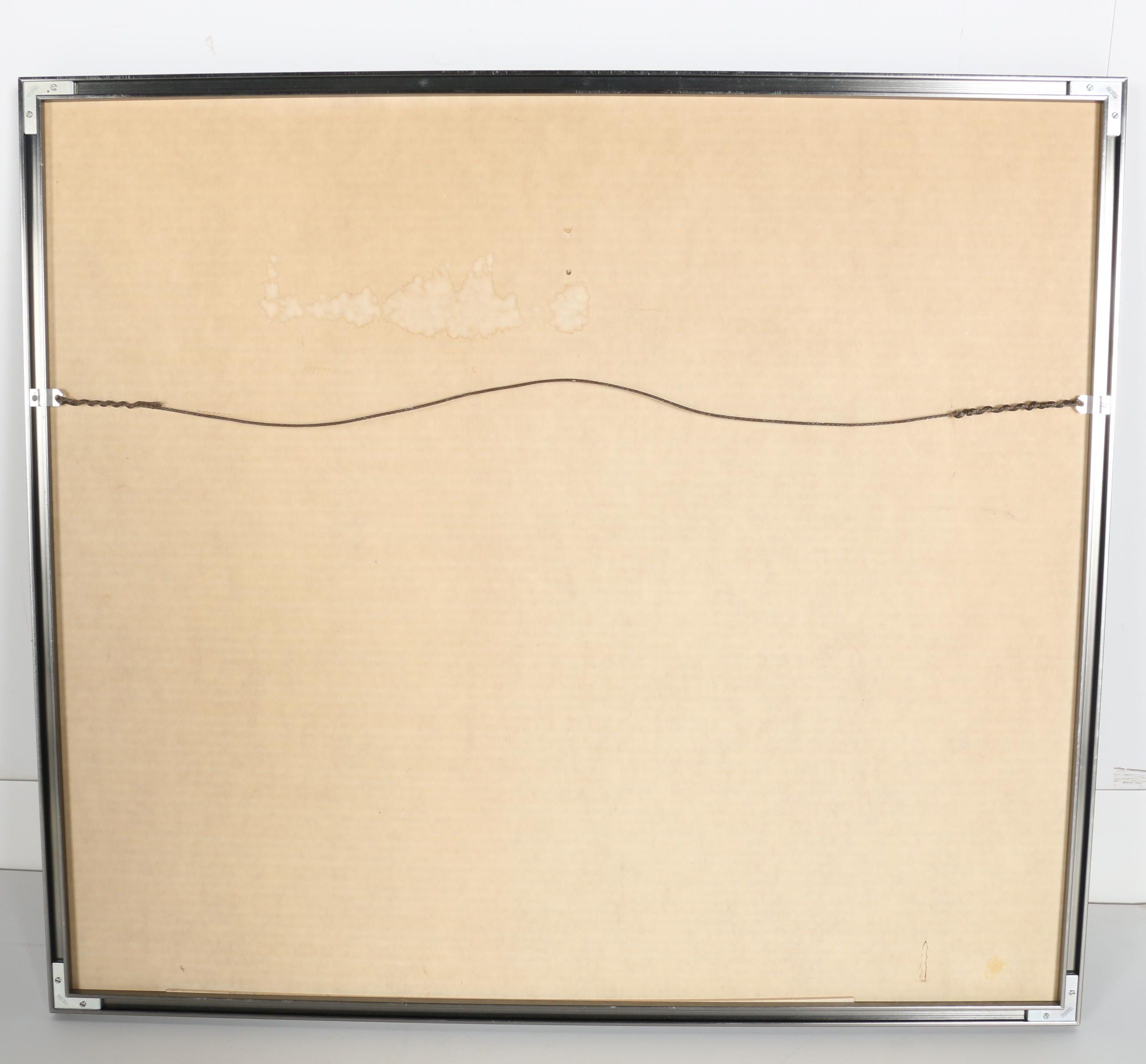 Elen Touching 1982 Embossed Etching Exhibition Poster