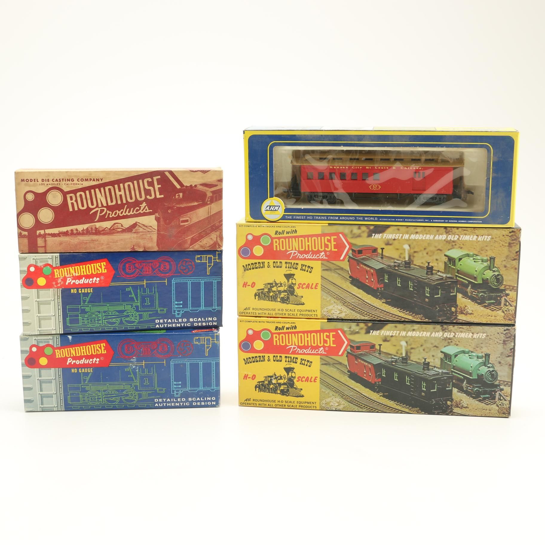 Assortment of Roundhouse Products Trains