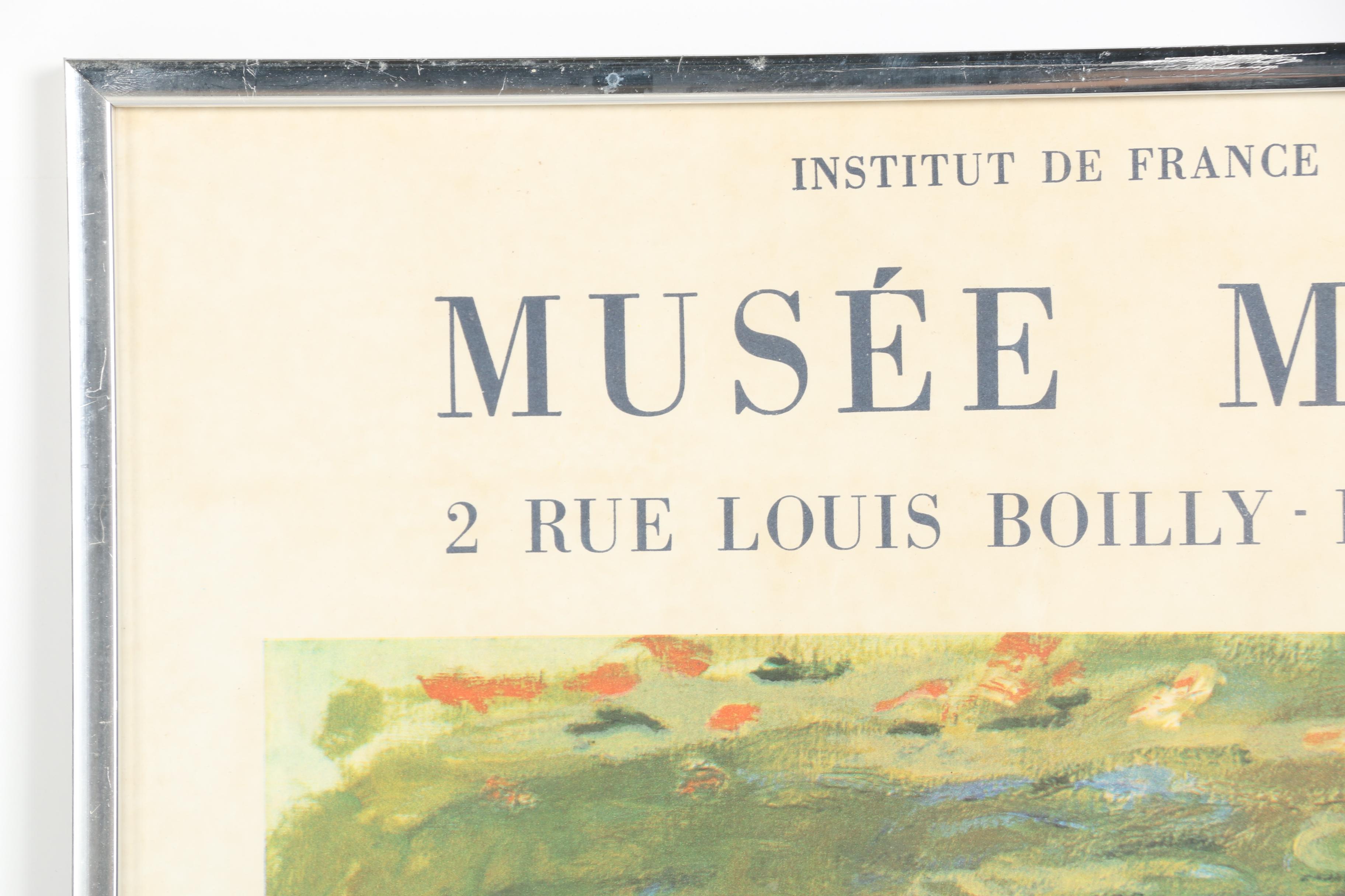 Musee Marmottan Claude Monet Exhibition Poster