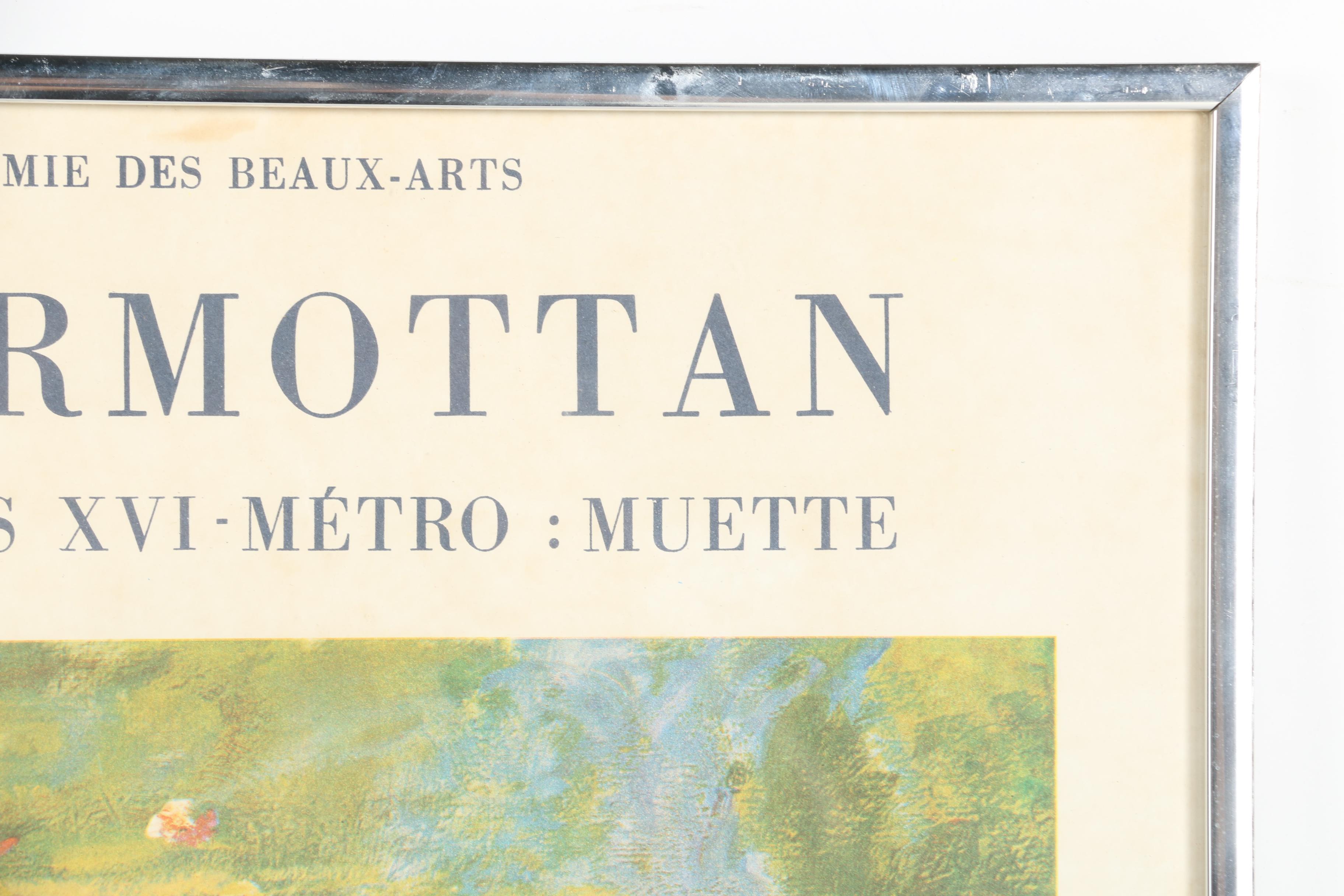 Musee Marmottan Claude Monet Exhibition Poster