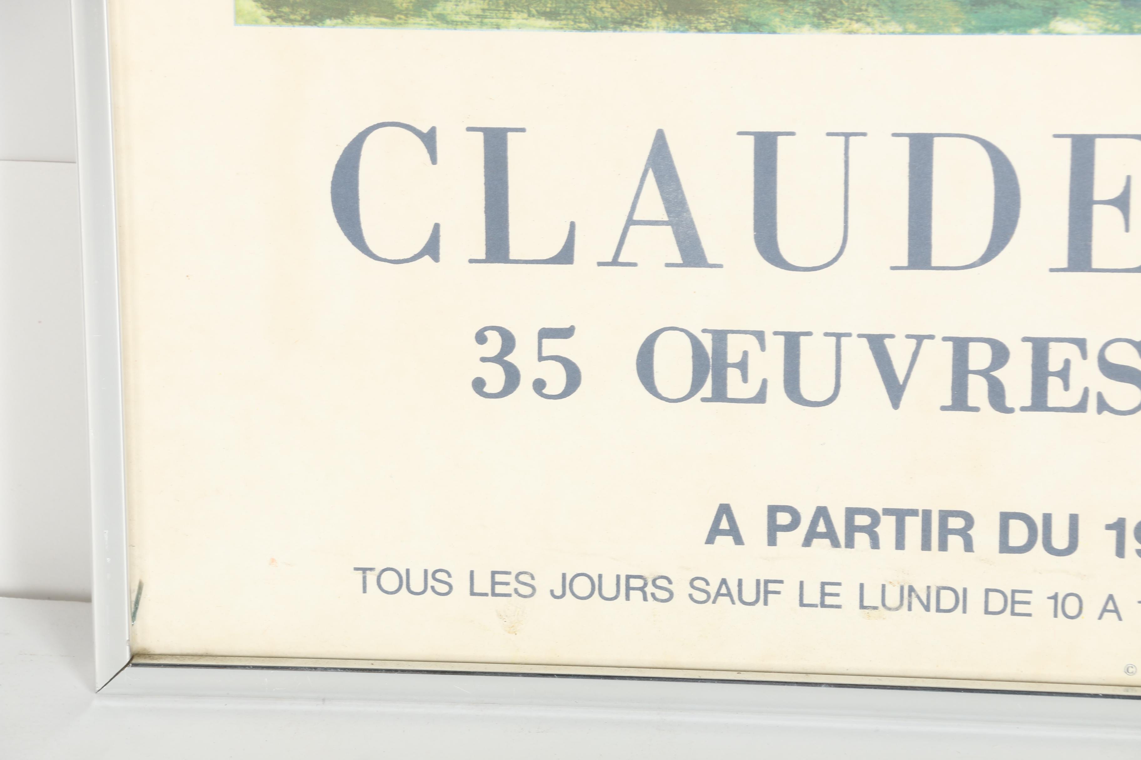 Musee Marmottan Claude Monet Exhibition Poster