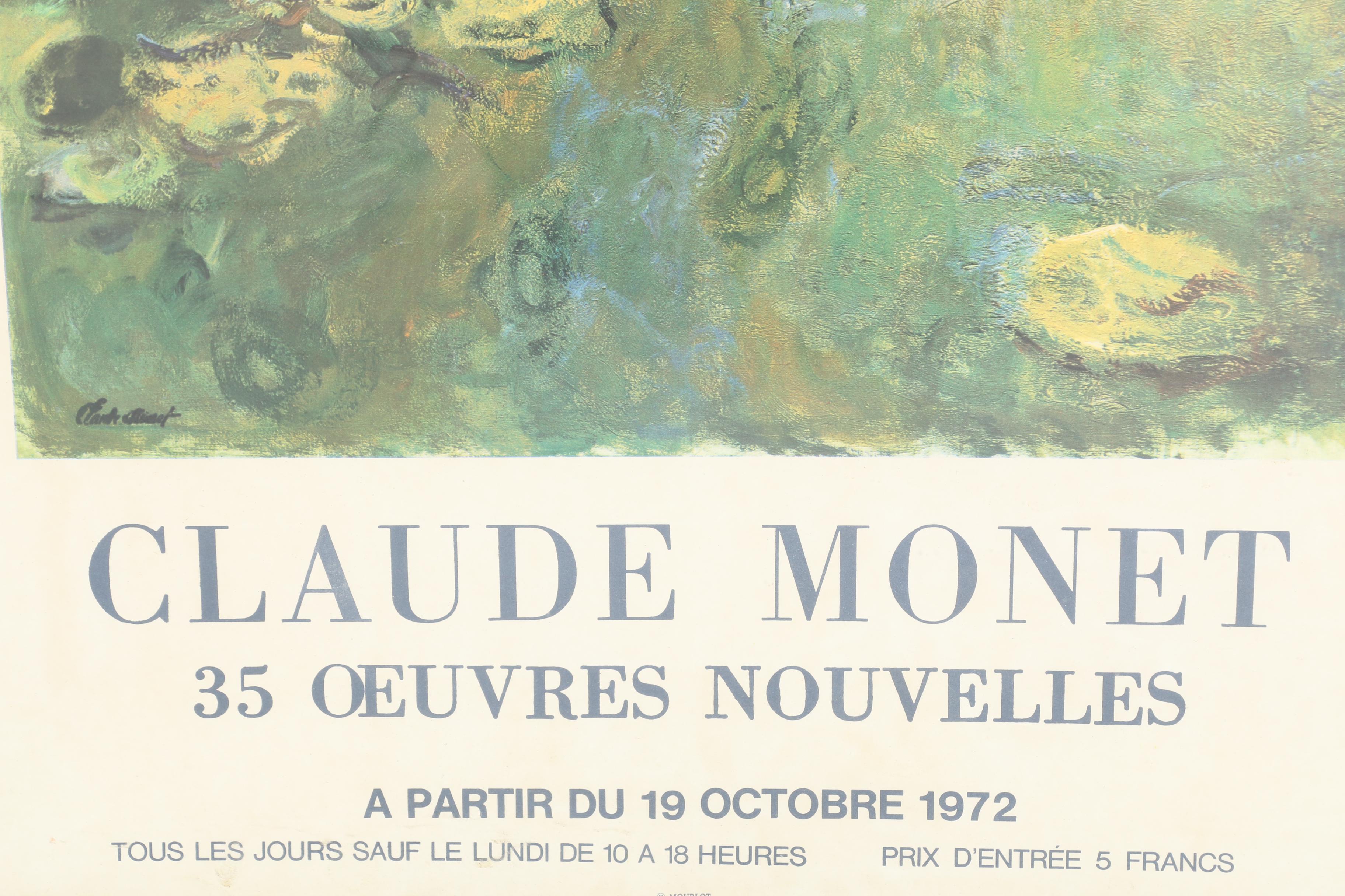 Musee Marmottan Claude Monet Exhibition Poster