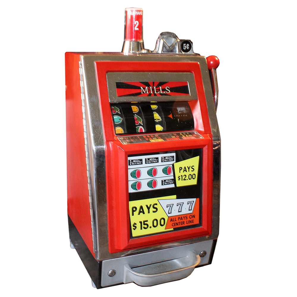 Vintage Mills Bell-O-Matic Tabletop Slot Machine