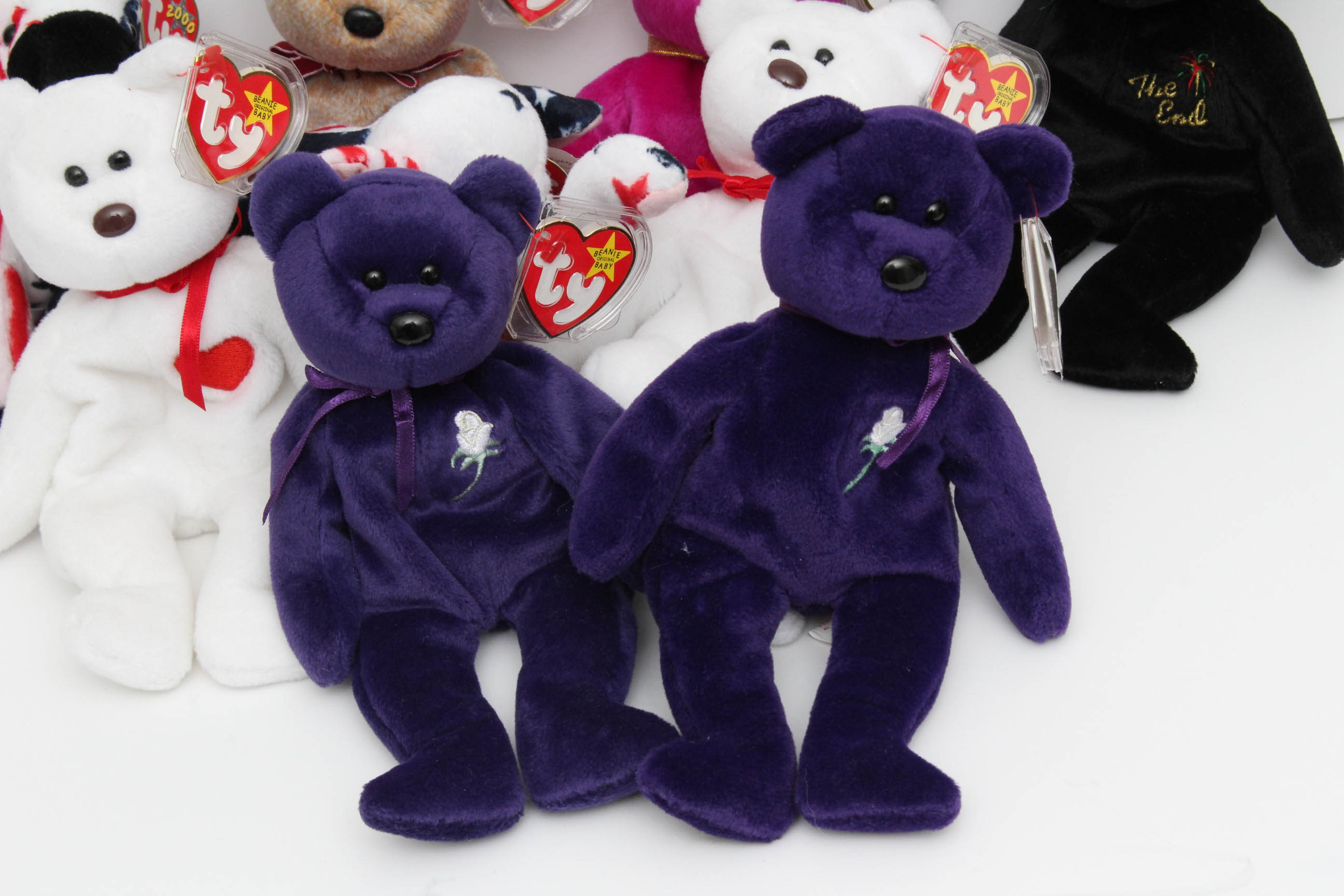 Ty Beanie Baby Bear Collection Featuring Princess Bears