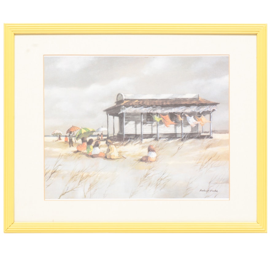 Robert Fabe Print "Beach House"