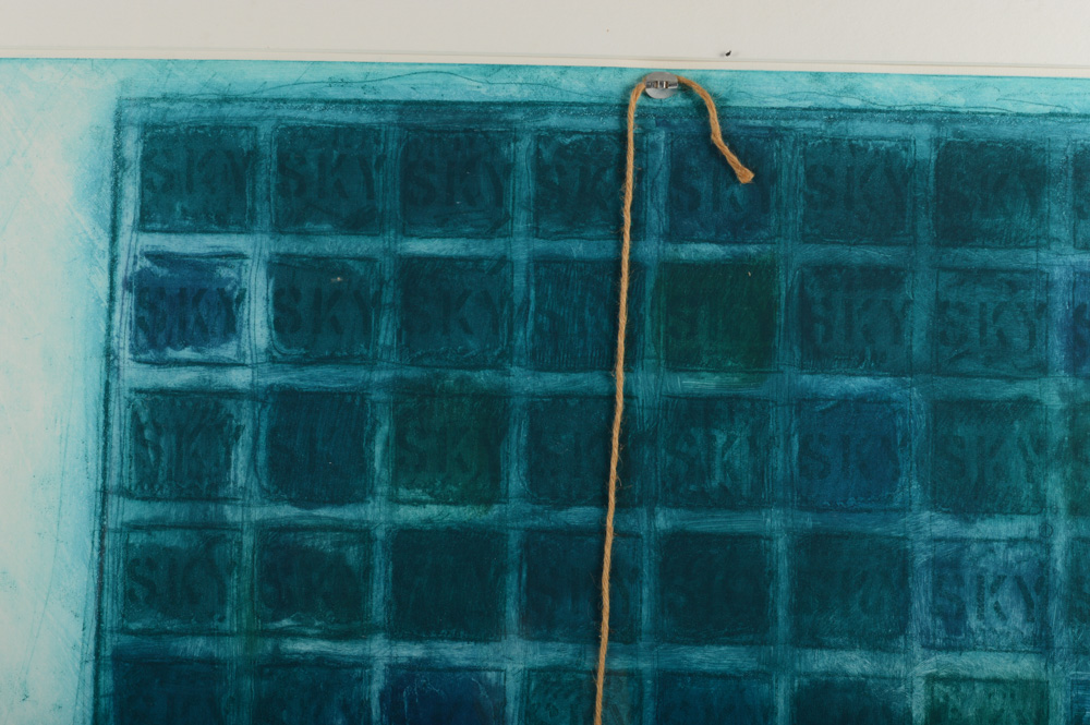 Joe Tilson Mixed Media "Sky Mantra"