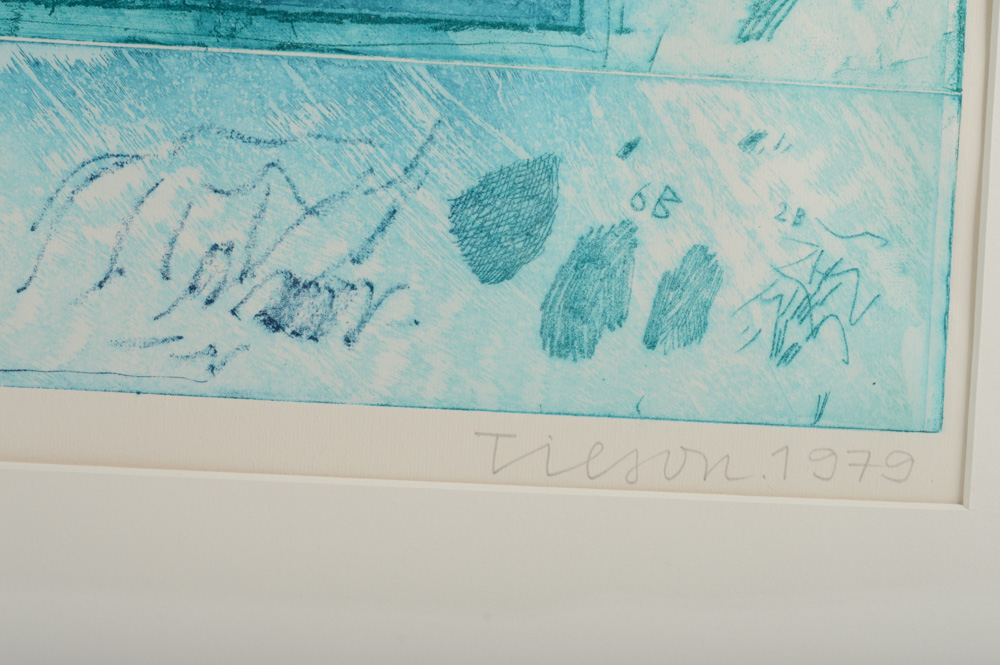 Joe Tilson Mixed Media "Sky Mantra"