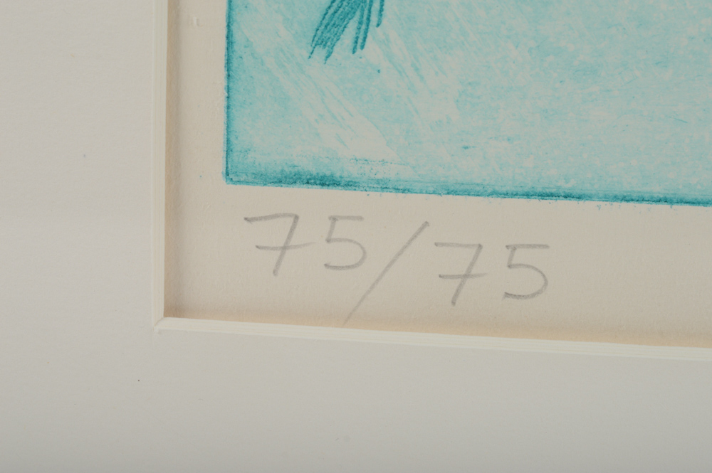 Joe Tilson Mixed Media "Sky Mantra"