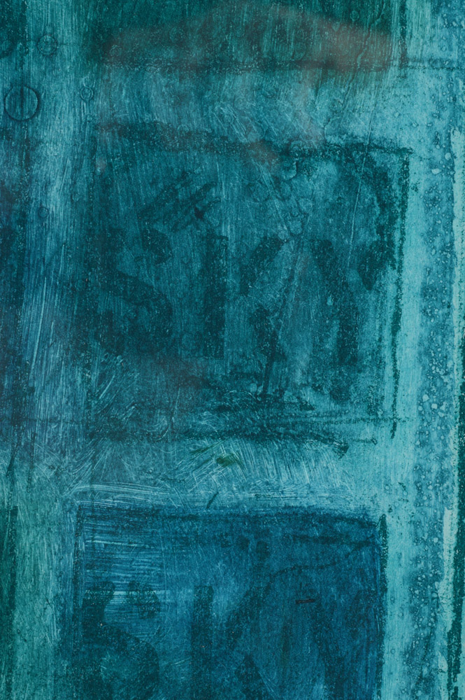 Joe Tilson Mixed Media "Sky Mantra"