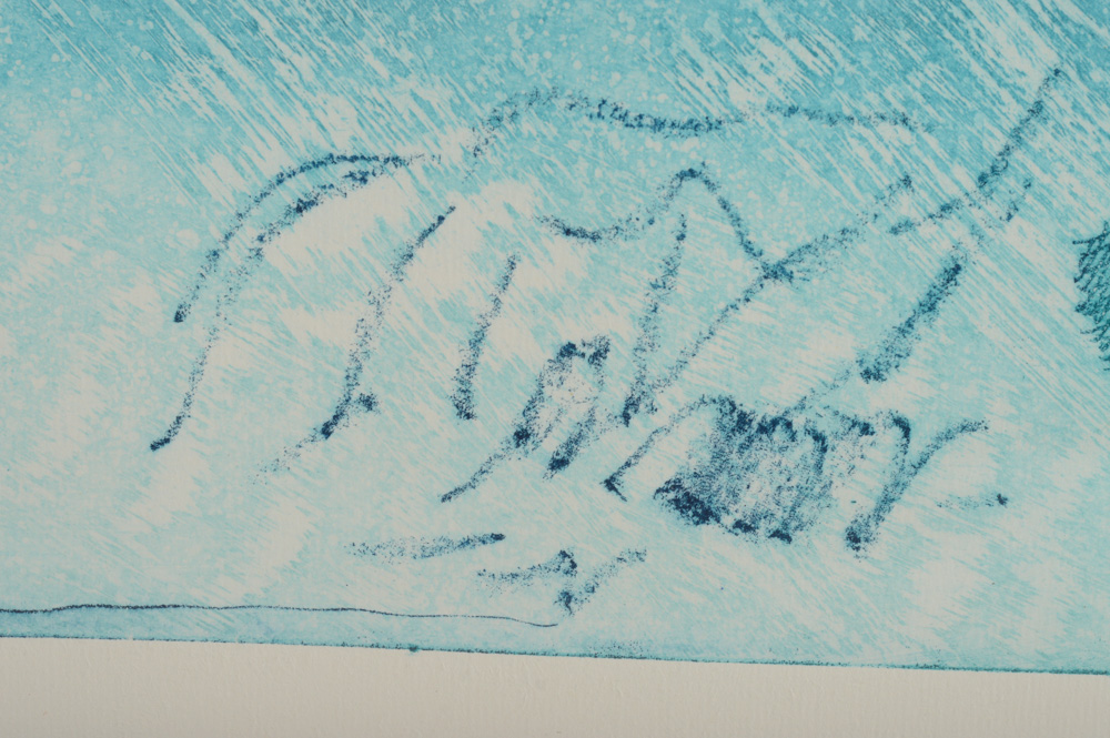 Joe Tilson Mixed Media "Sky Mantra"