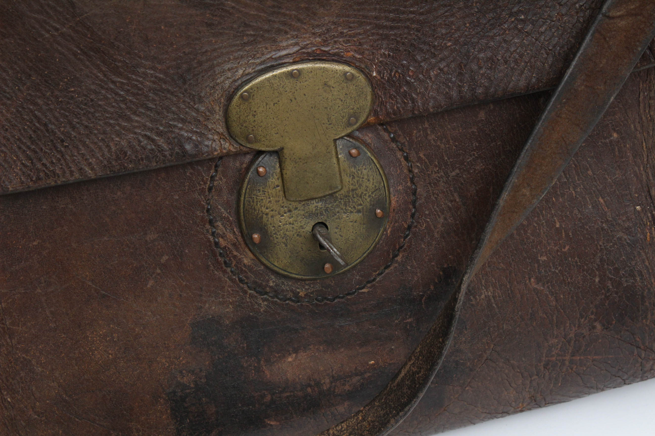 Civil Ware Era Leather Document Case