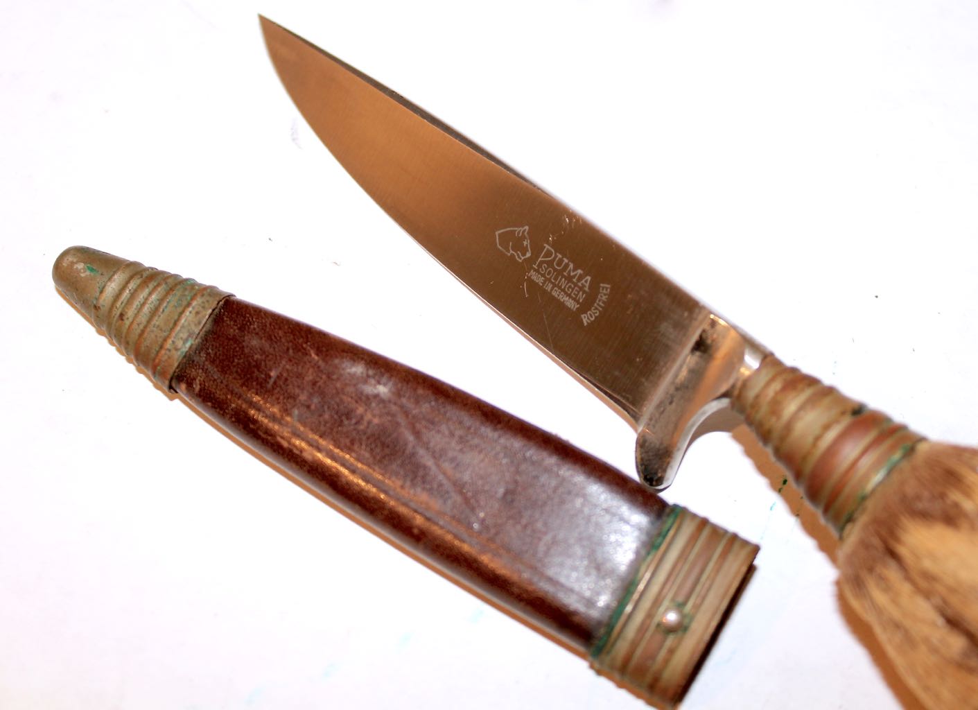 Puma Solingen Rostfrei Vintage Hoof Handle Knife