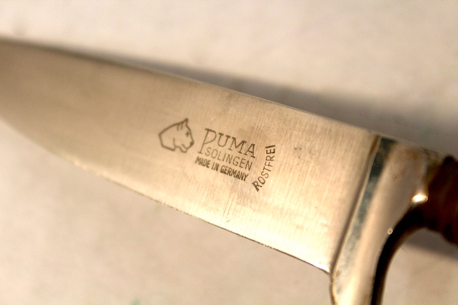 Puma Solingen Rostfrei Vintage Hoof Handle Knife